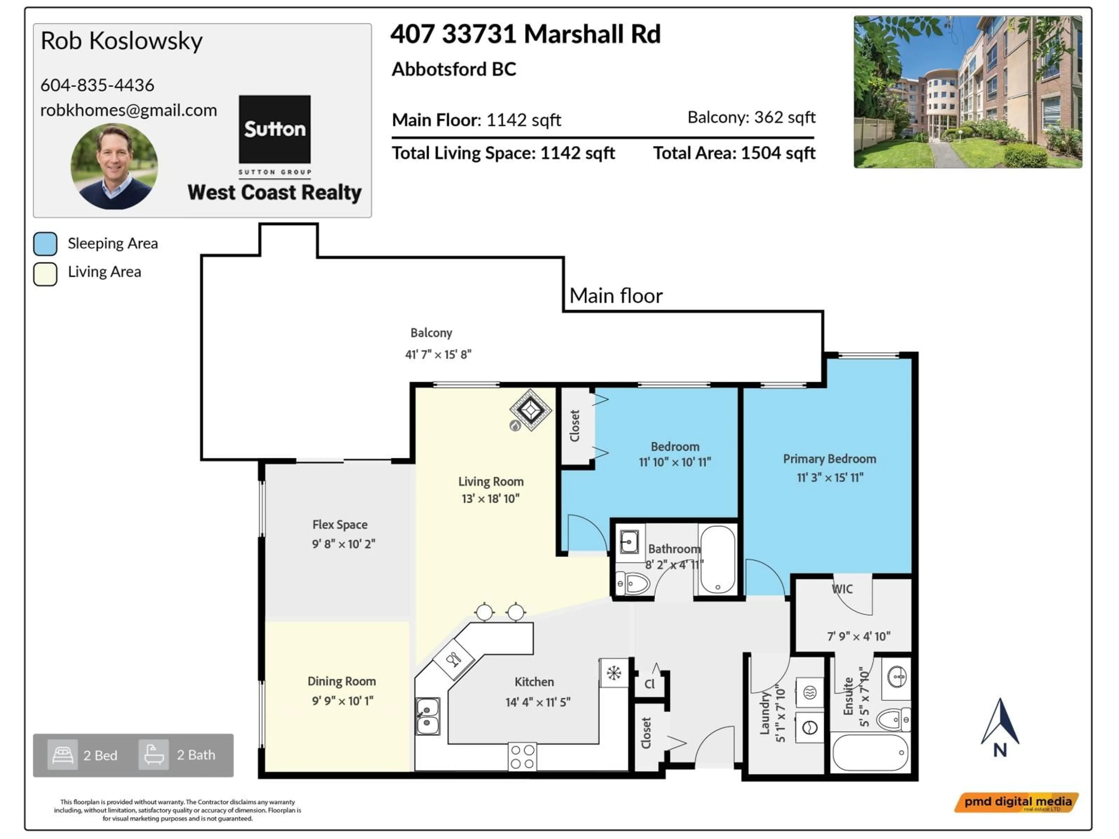 Floor plan for 407 - 33731 MARSHALL ROAD, Abbotsford British Columbia V2S1L5