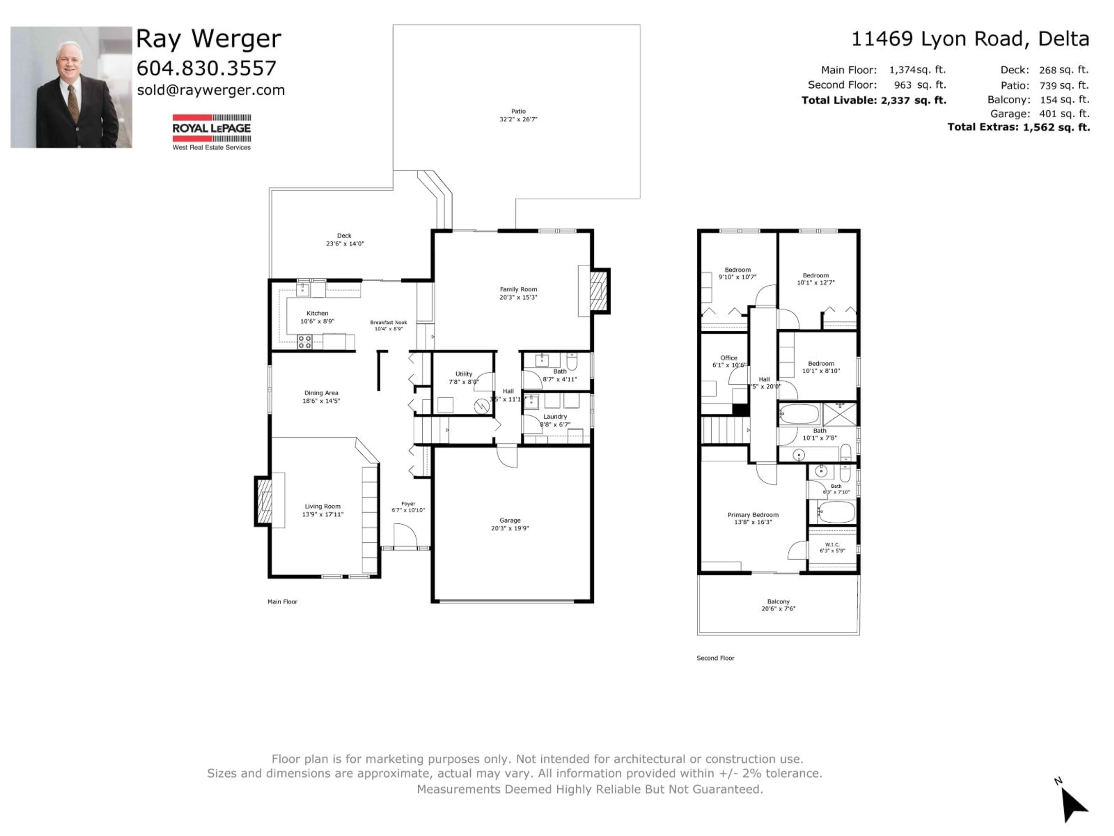 Floor plan for 11469 LYON ROAD, Delta British Columbia V4E2K1