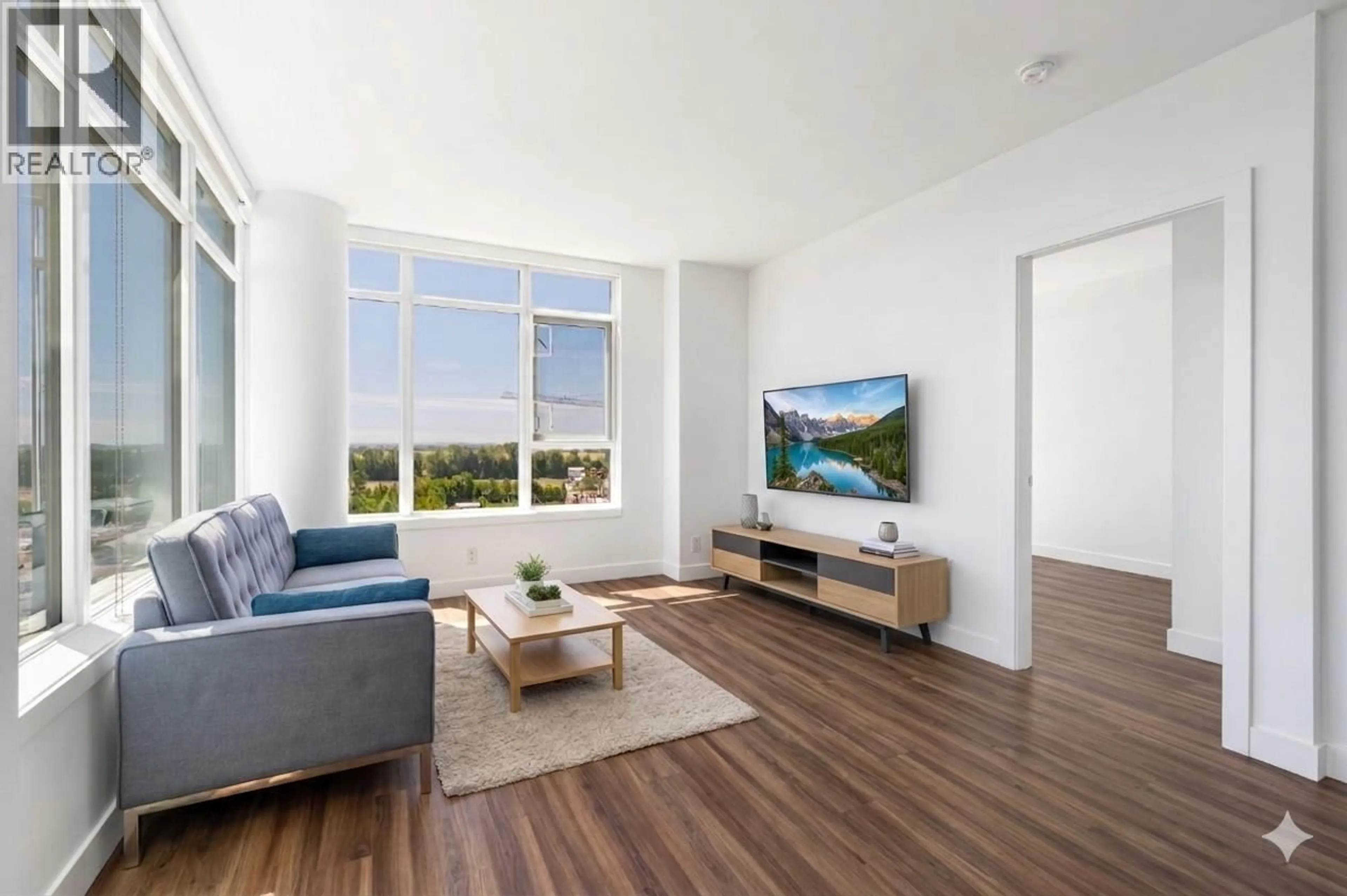 Living room with furniture, unknown for 1605 - 8538 RIVER DISTRICT CROSSING, Vancouver British Columbia V5S0C9