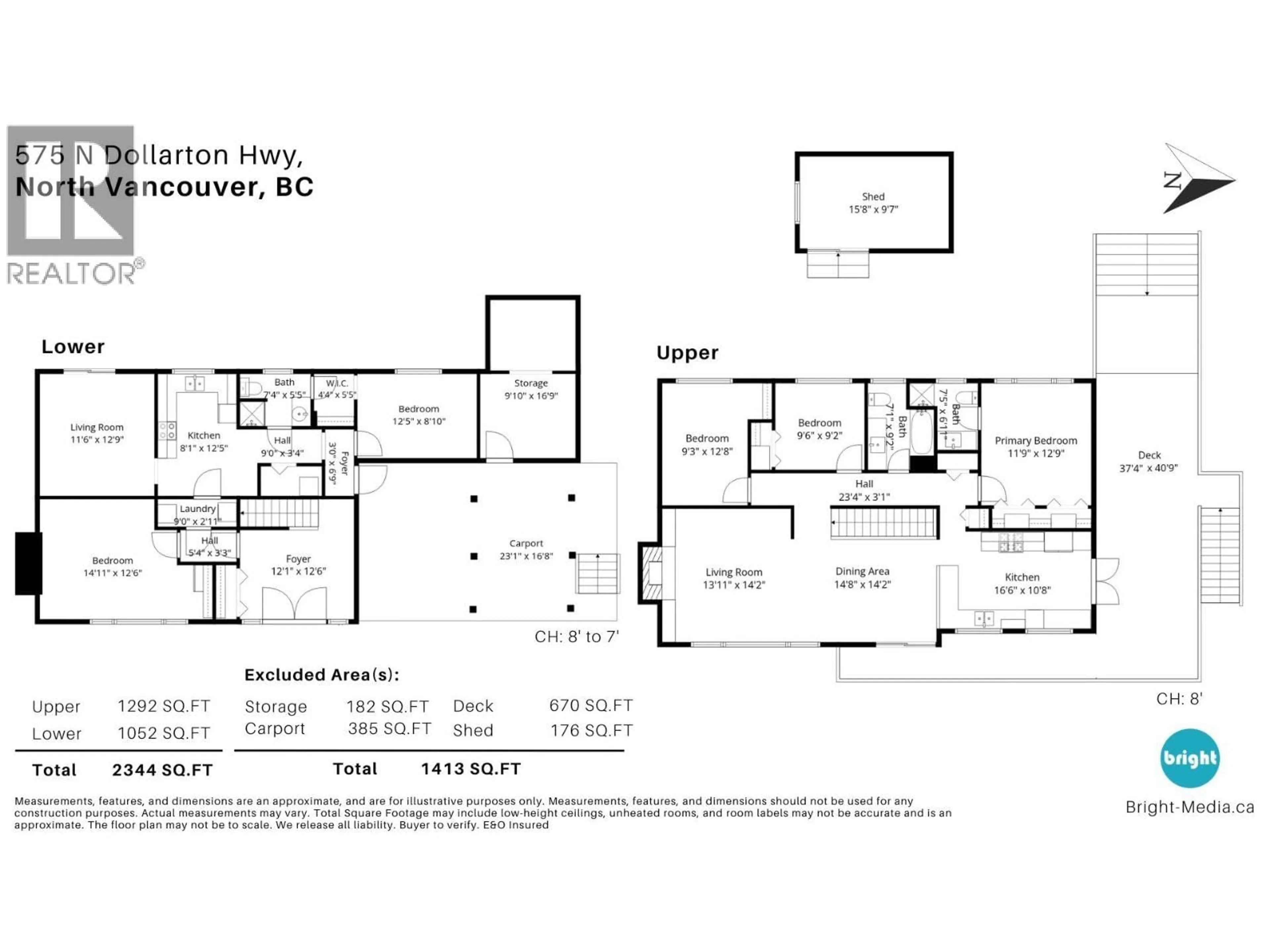 Floor plan for 575 DOLLARTON HIGHWAY, North Vancouver British Columbia V7G1N3