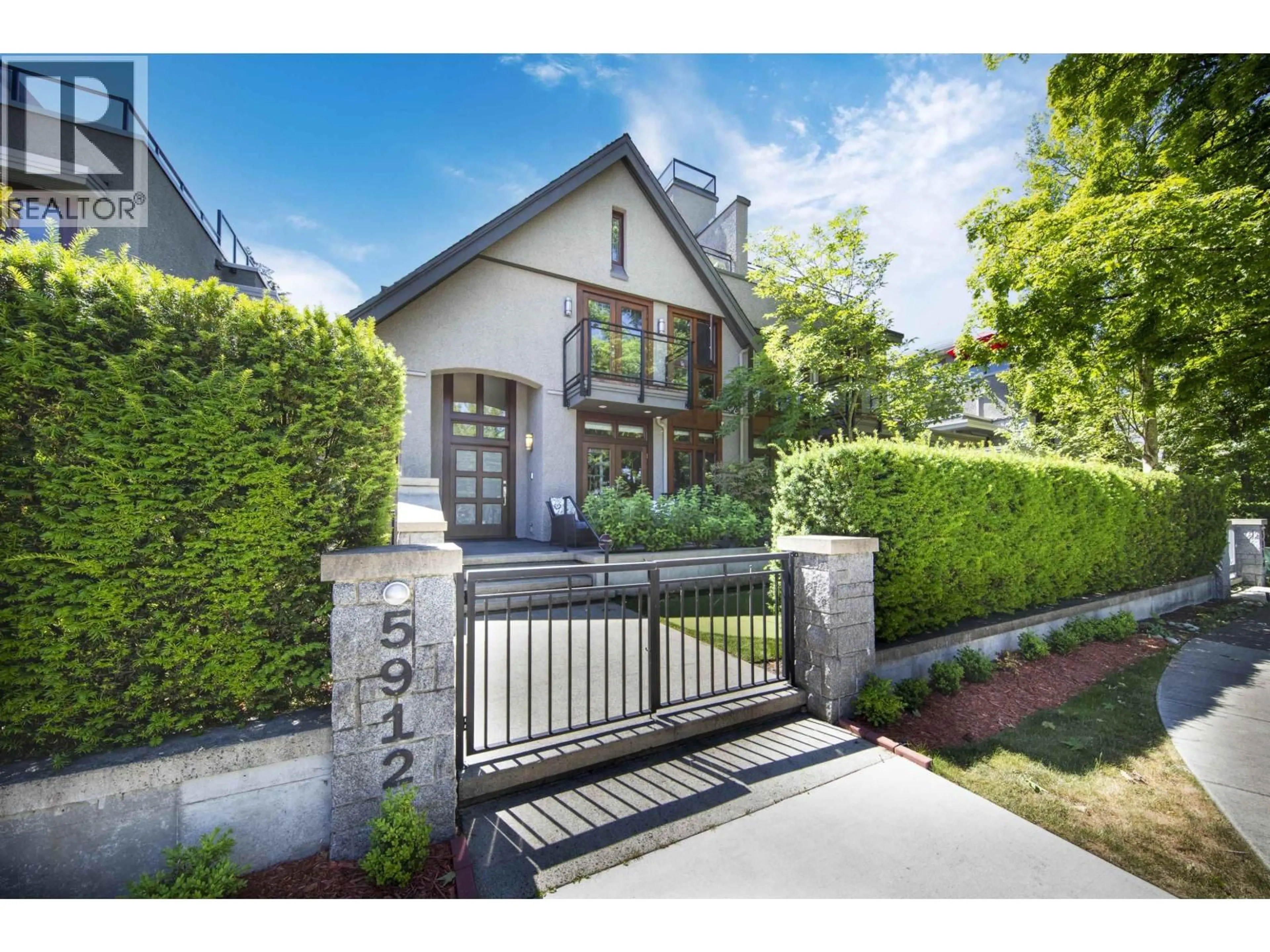 Home with brick exterior material, street for 5912 CHANCELLOR BOULEVARD, Vancouver British Columbia V6T0A1