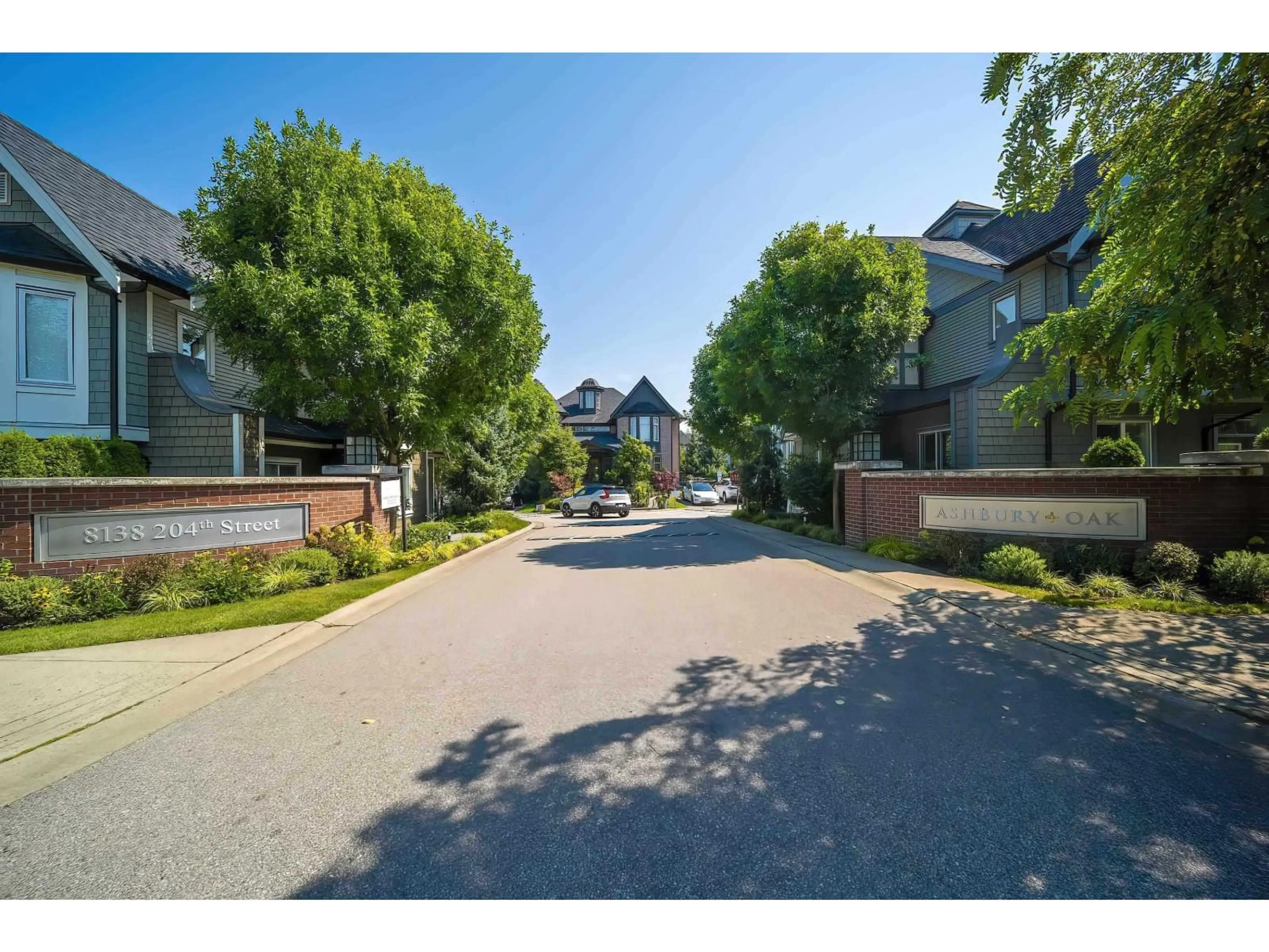 A pic from outside/outdoor area/front of a property/back of a property/a pic from drone, street for 33 - 8138 204 STREET, Langley British Columbia V2Y0T4