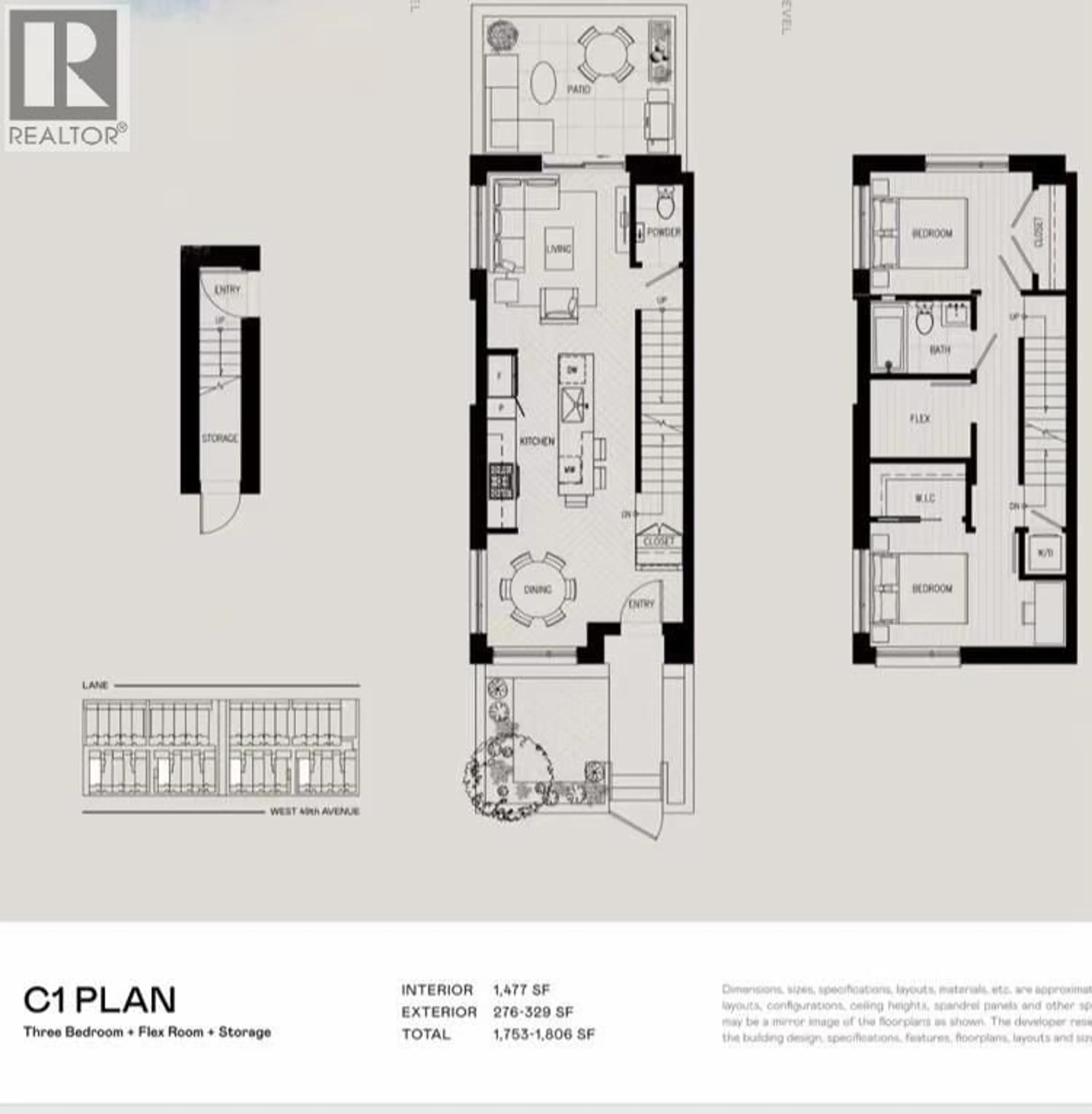 Floor plan for 185 - 815 49TH AVENUE, Vancouver British Columbia V5Z2S6
