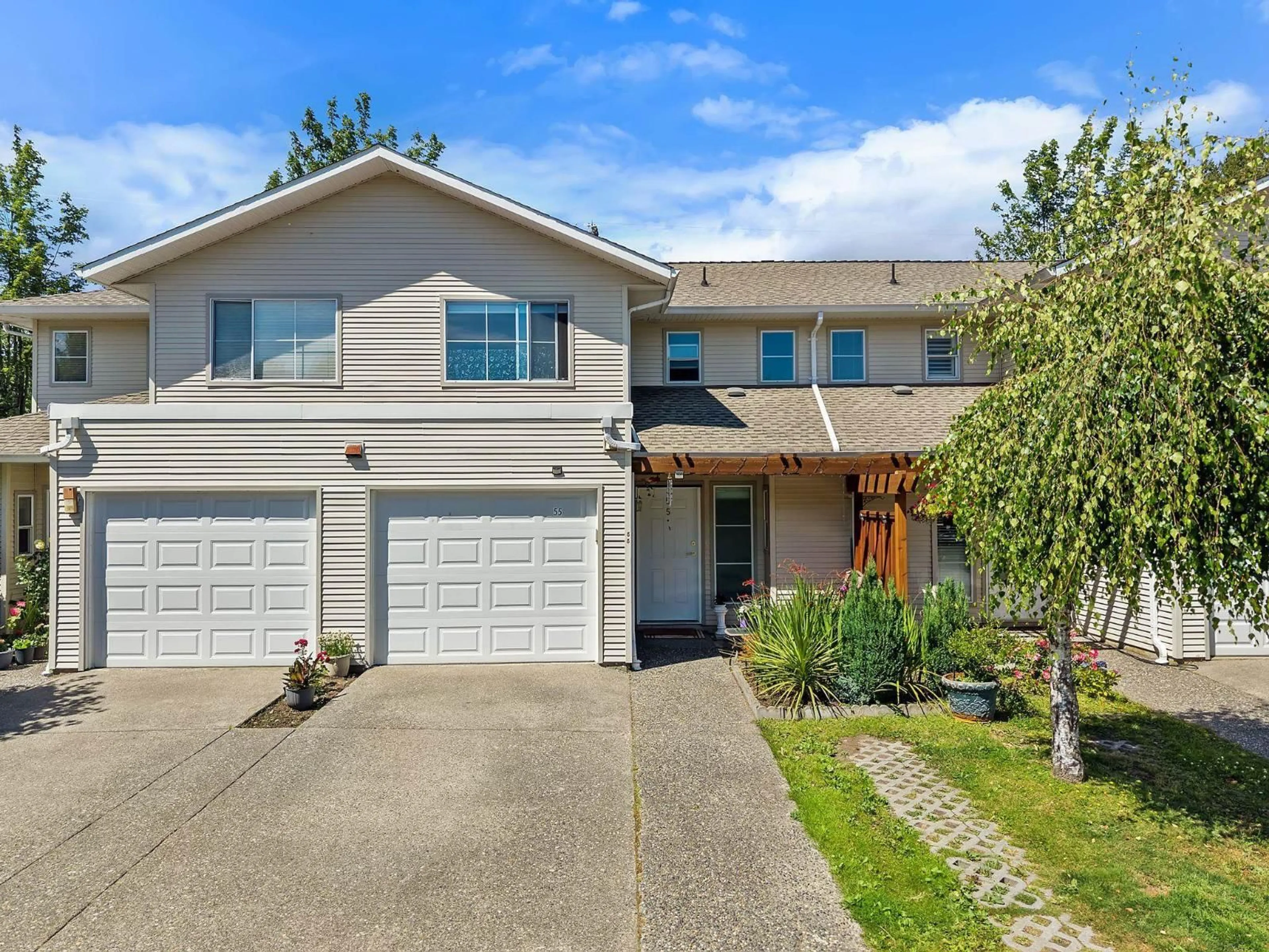 Home with vinyl exterior material, street for 55 - 16016 82 AVENUE, Surrey British Columbia V4N0N7