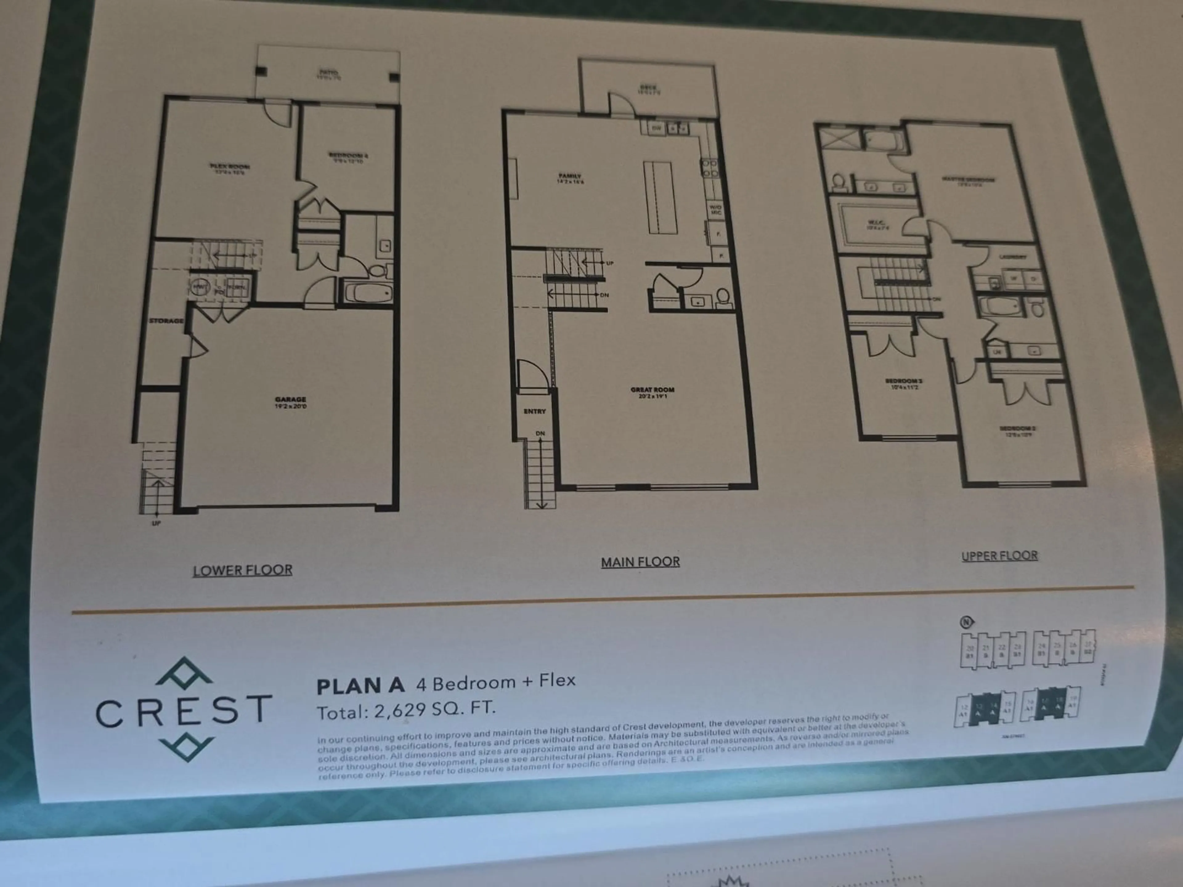 Floor plan for 14 - 19938 70 AVENUE, Langley British Columbia V2Y0R1