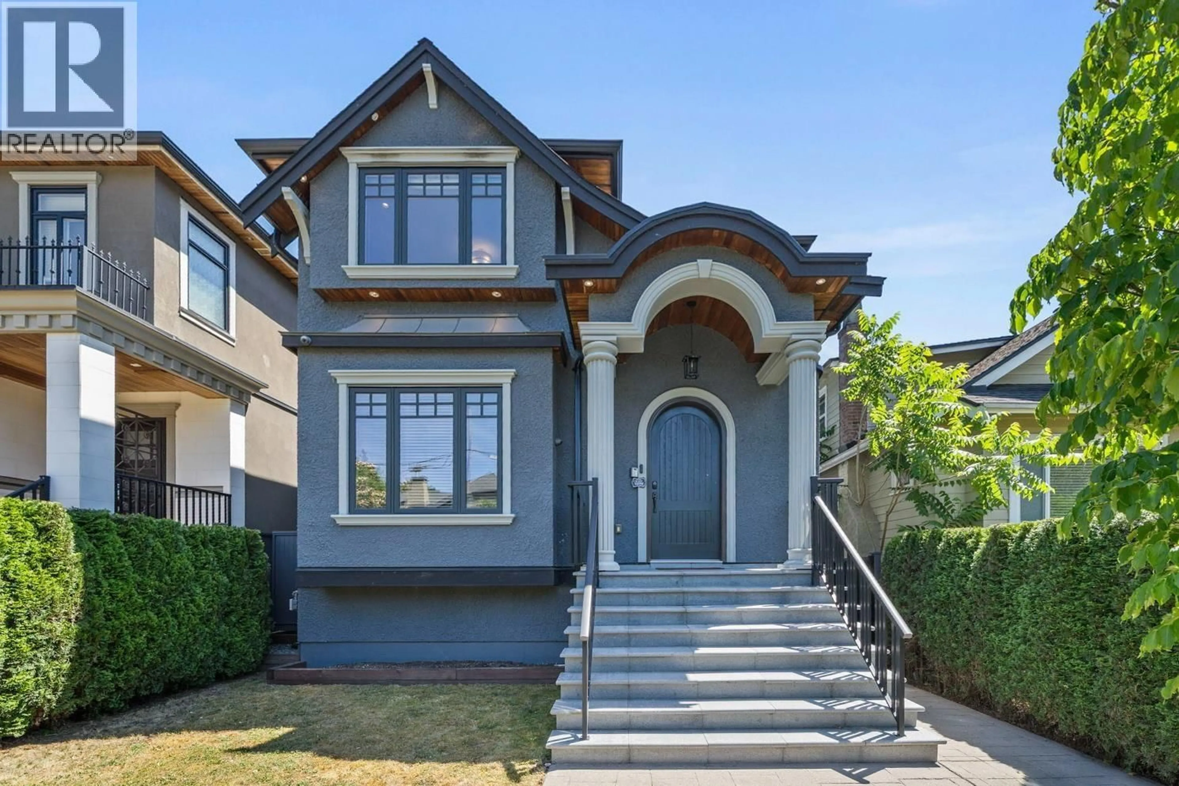 Home with vinyl exterior material, street for 6332 VINE STREET, Vancouver British Columbia V6M4B1