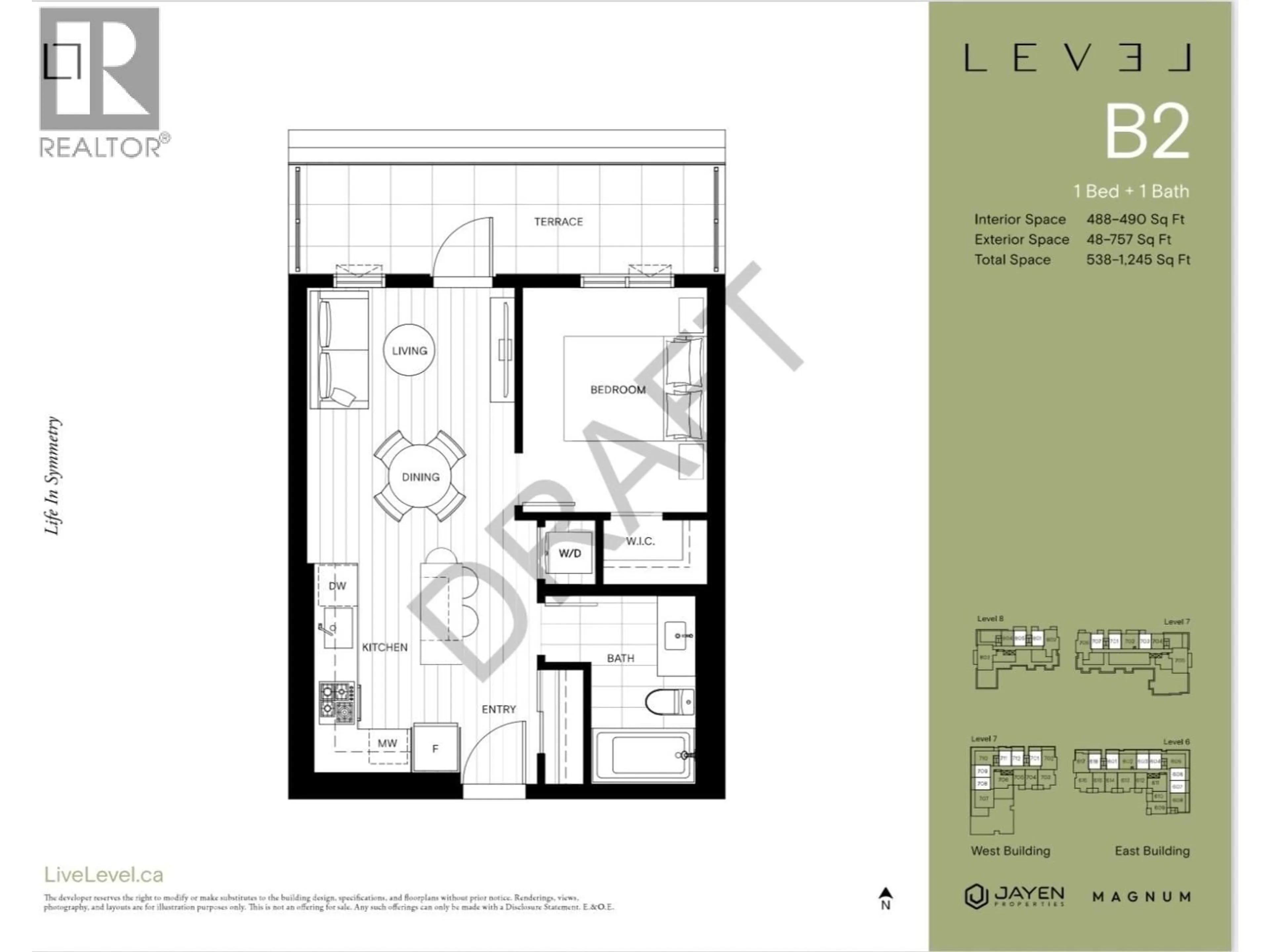 Floor plan for E703 - 618 SHAW AVENUE, Coquitlam British Columbia V3K2R1