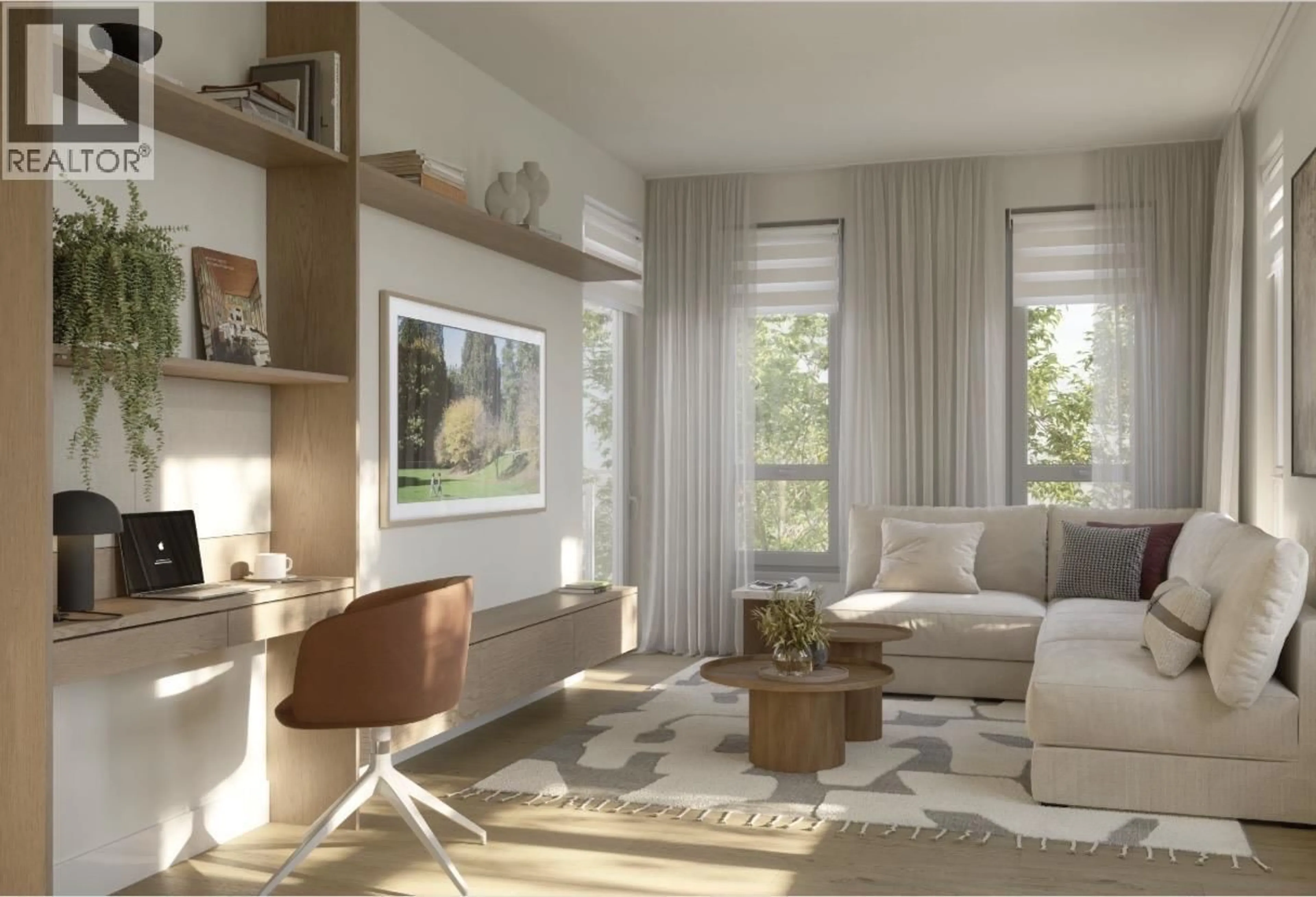 Living room with furniture, wood/laminate floor for E703 - 618 SHAW AVENUE, Coquitlam British Columbia V3K2R1
