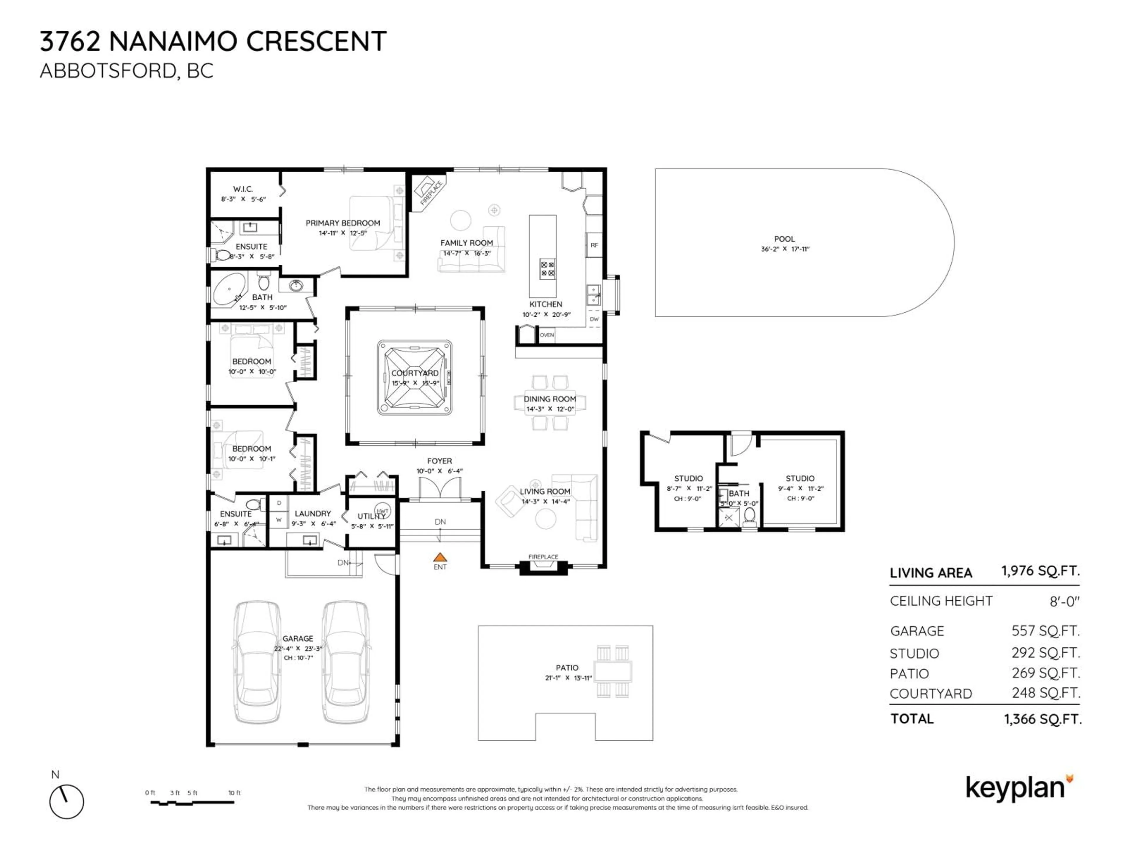 Floor plan for 3762 NANAIMO CRESCENT, Abbotsford British Columbia V2T4Z7