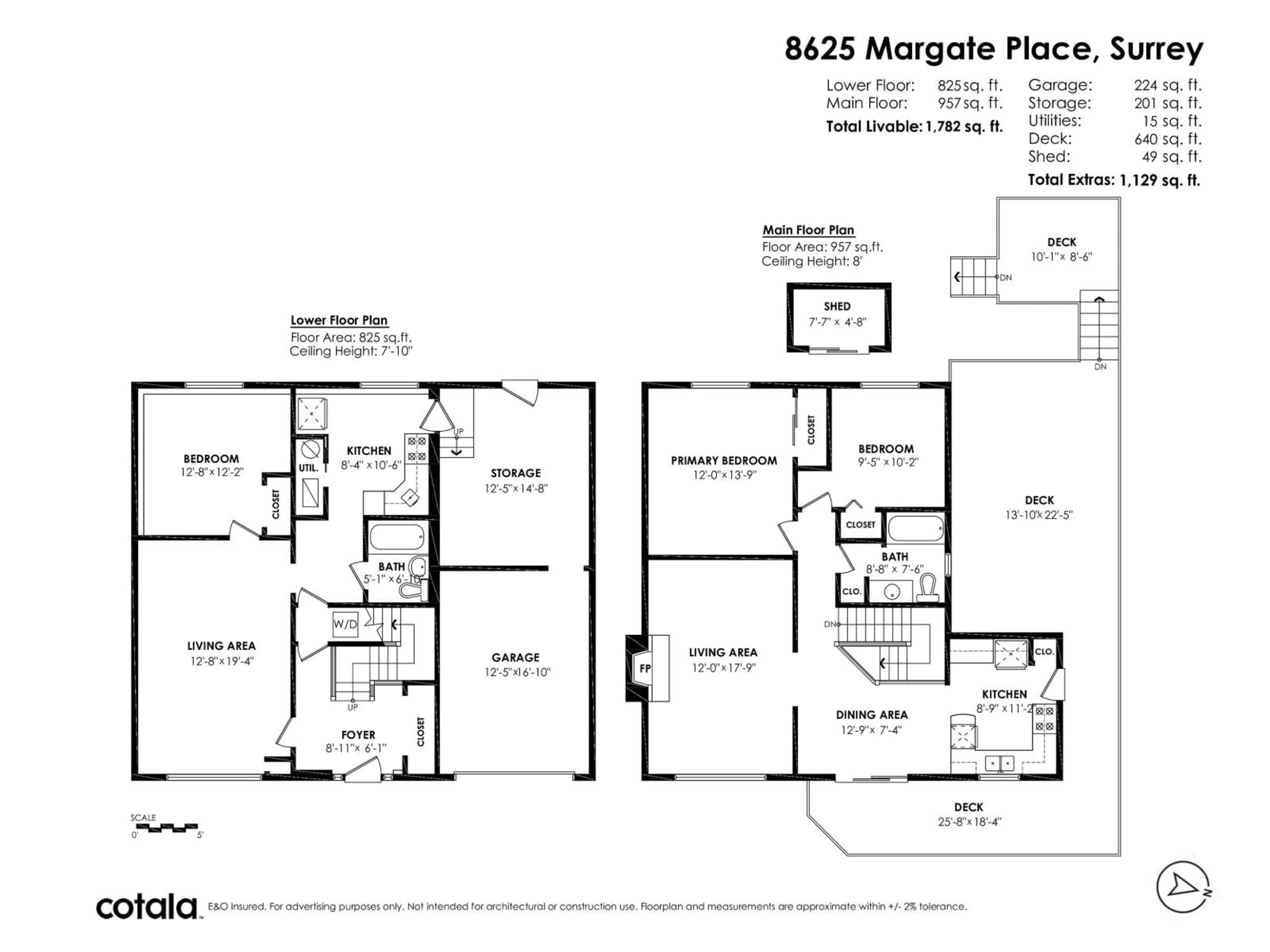 Floor plan for 8625 MARGATE PLACE, Surrey British Columbia V3S5B3