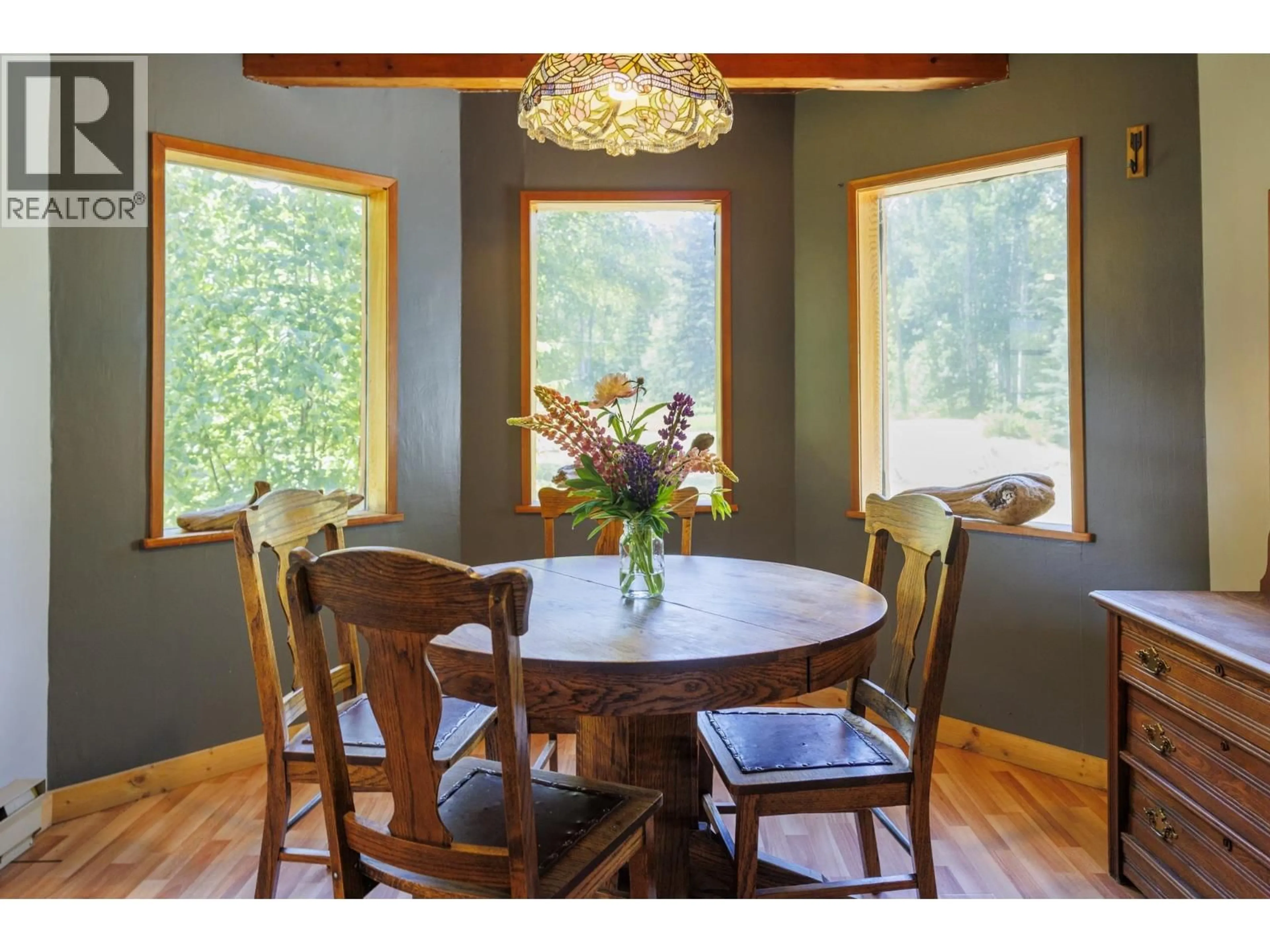 Dining room, wood/laminate floor for 4600 EDDY ROAD, McBride British Columbia V0J2E0