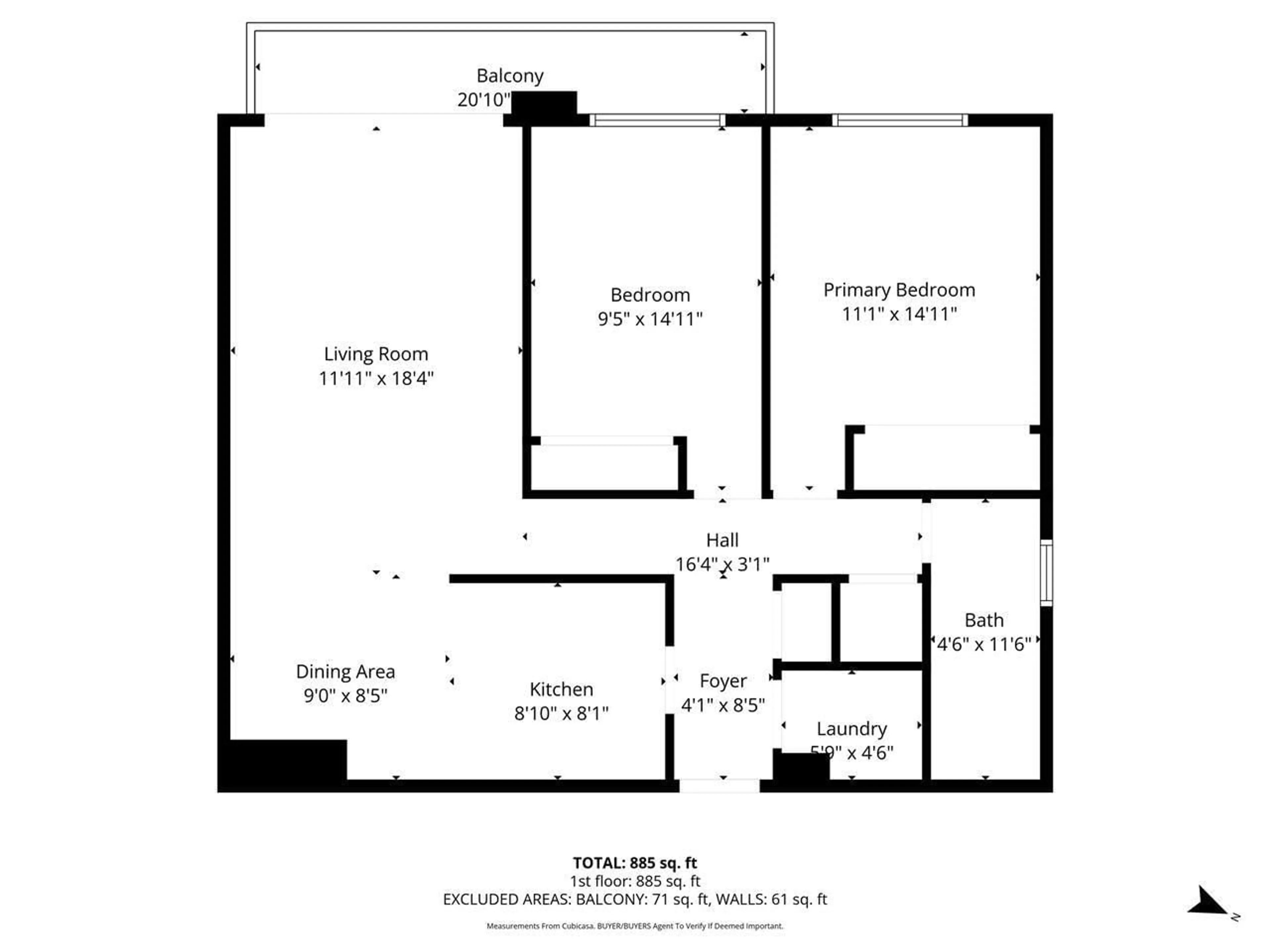 Floor plan for 209 - 45598 MCINTOSH DRIVE, Chilliwack British Columbia V2P7J3