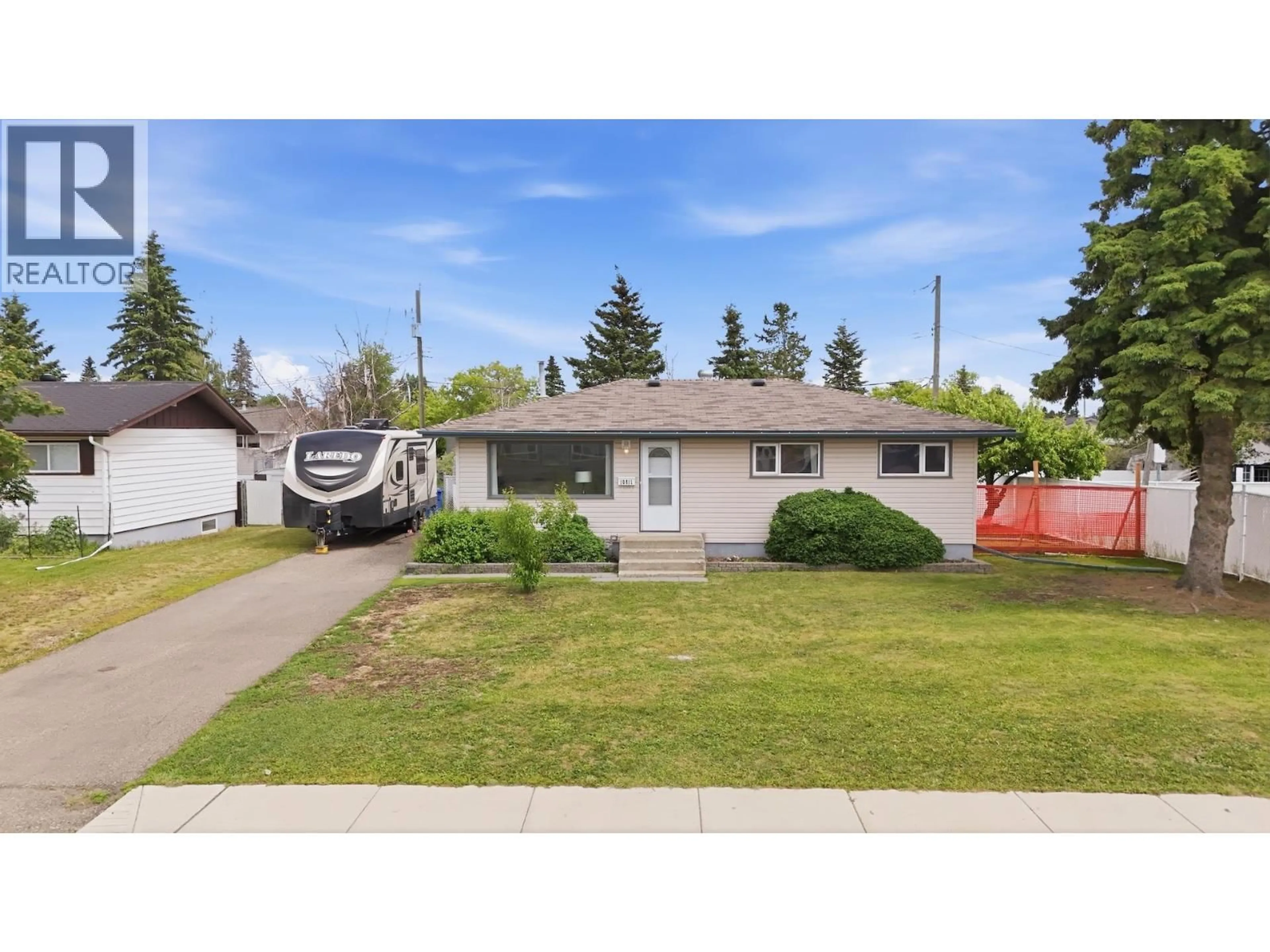 Home with vinyl exterior material, street for 10811 97 STREET, Fort St. John British Columbia V1J3S6