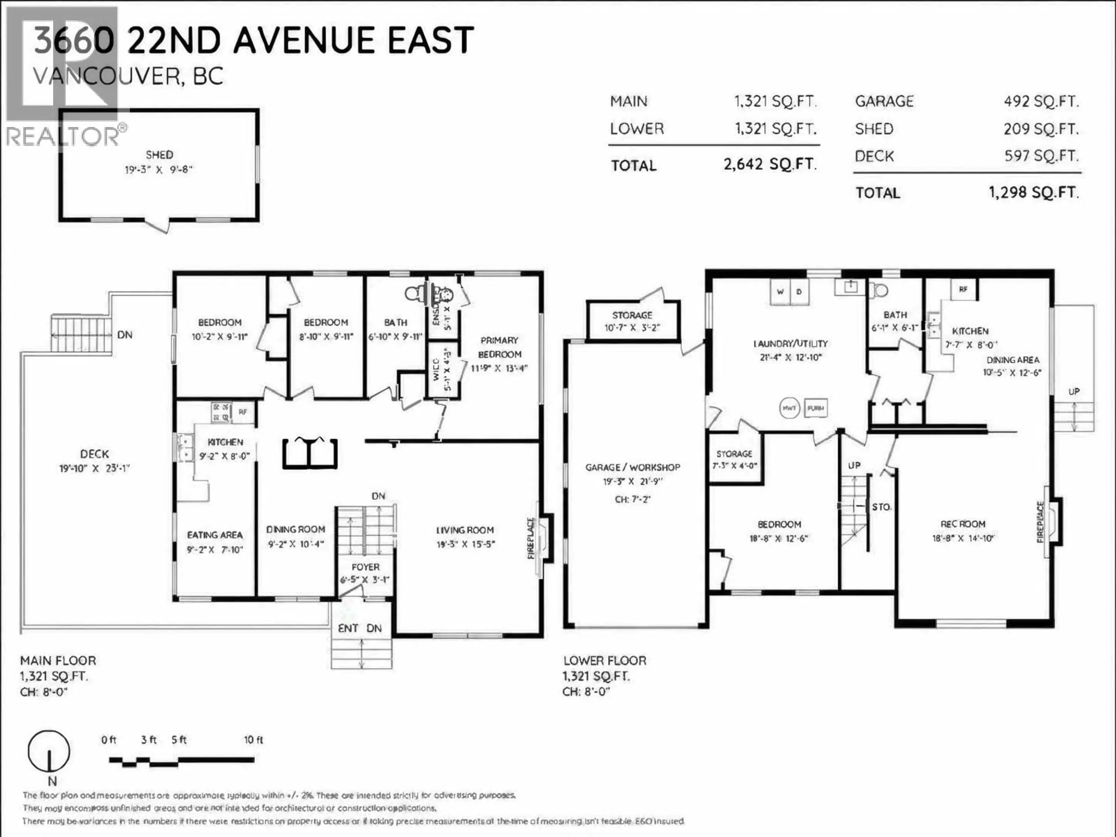 Floor plan for 3660 22ND AVENUE, Vancouver British Columbia V5M2Z7