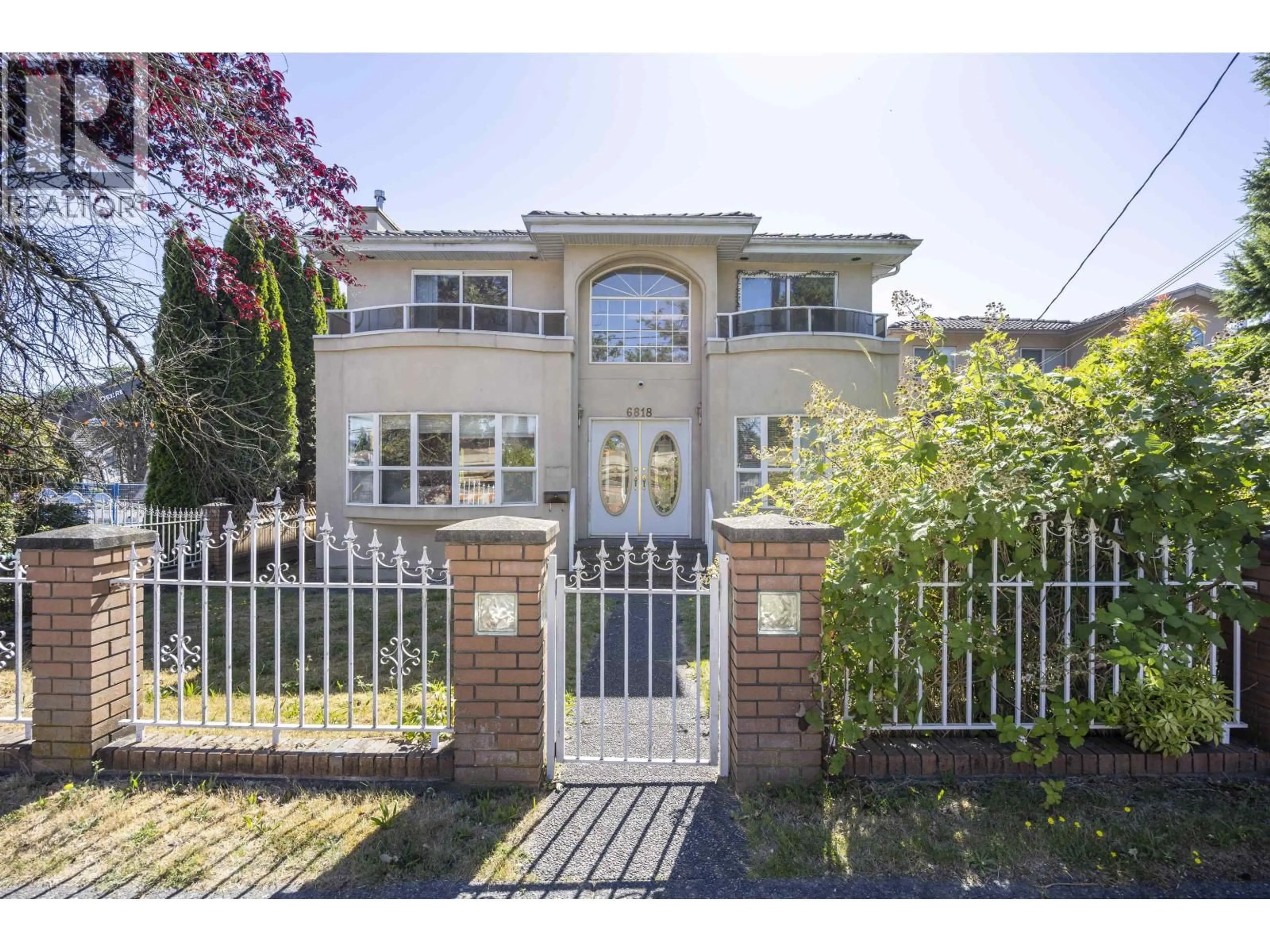 Home with brick exterior material, street for 6818 GILLEY AVENUE, Burnaby British Columbia V5J4W7