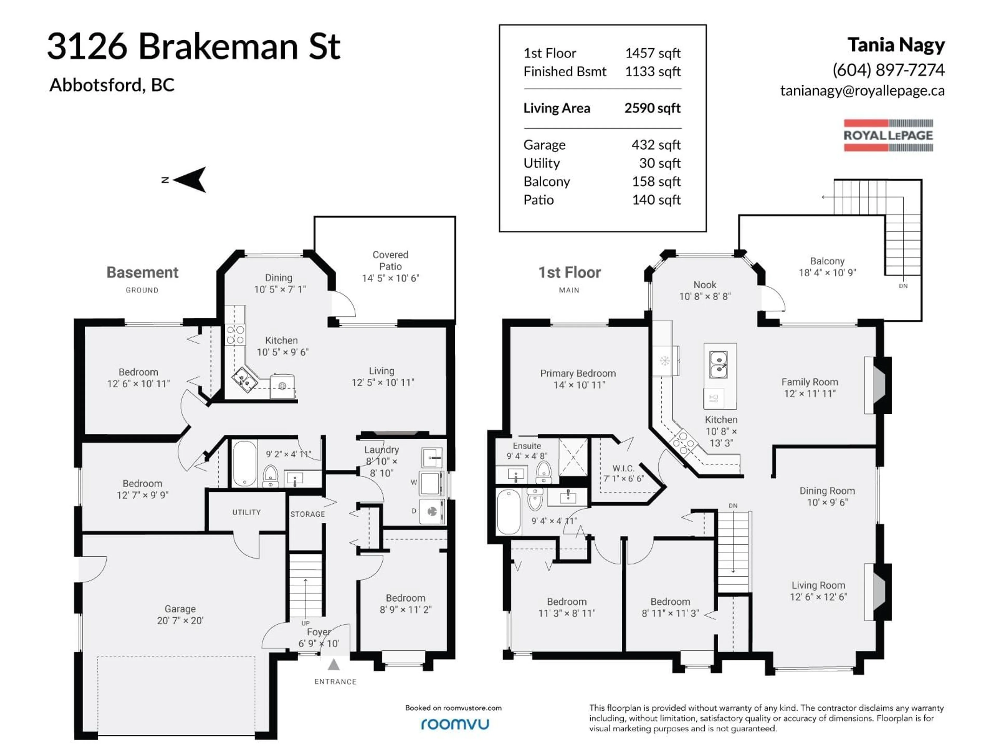 Floor plan for 3126 BRAKEMAN STREET, Abbotsford British Columbia V3W3H5