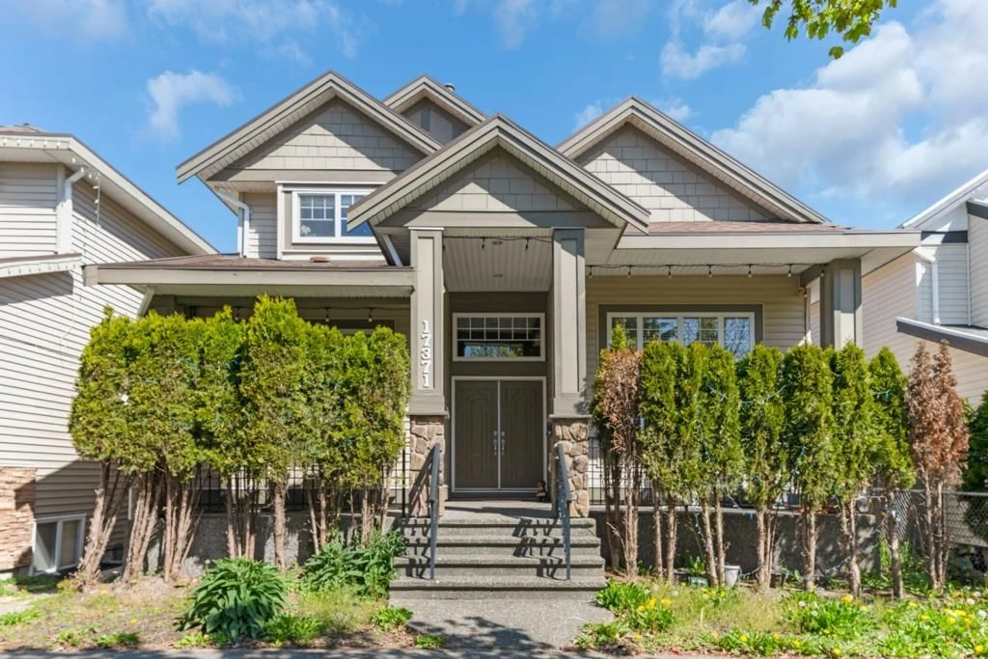 Home with vinyl exterior material, street for 17371 64 AVENUE, Surrey British Columbia V3S1Y8