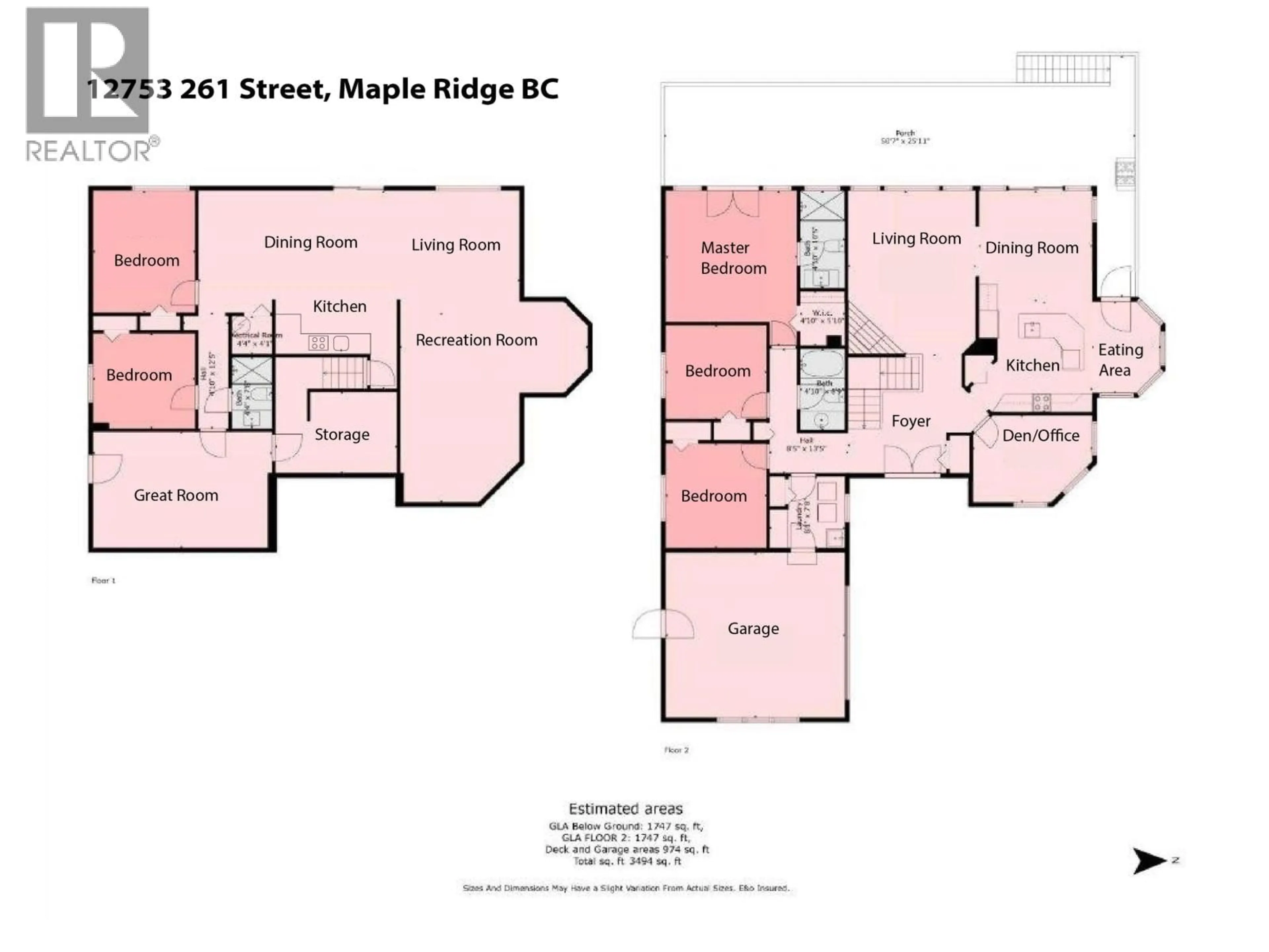 Floor plan for 12753 261 STREET, Maple Ridge British Columbia V2W1C3