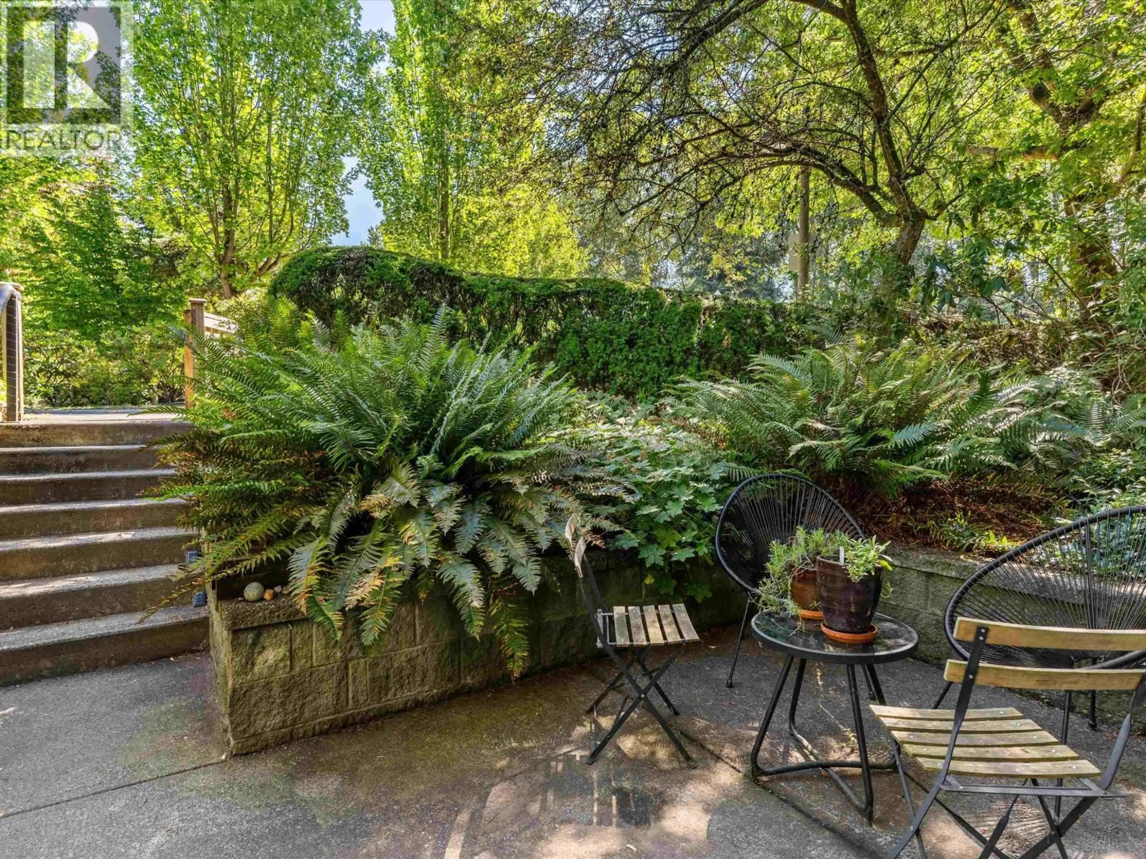 Patio, forest/trees view for 13 - 7488 SOUTHWYNDE AVENUE, Burnaby British Columbia V3N5C6