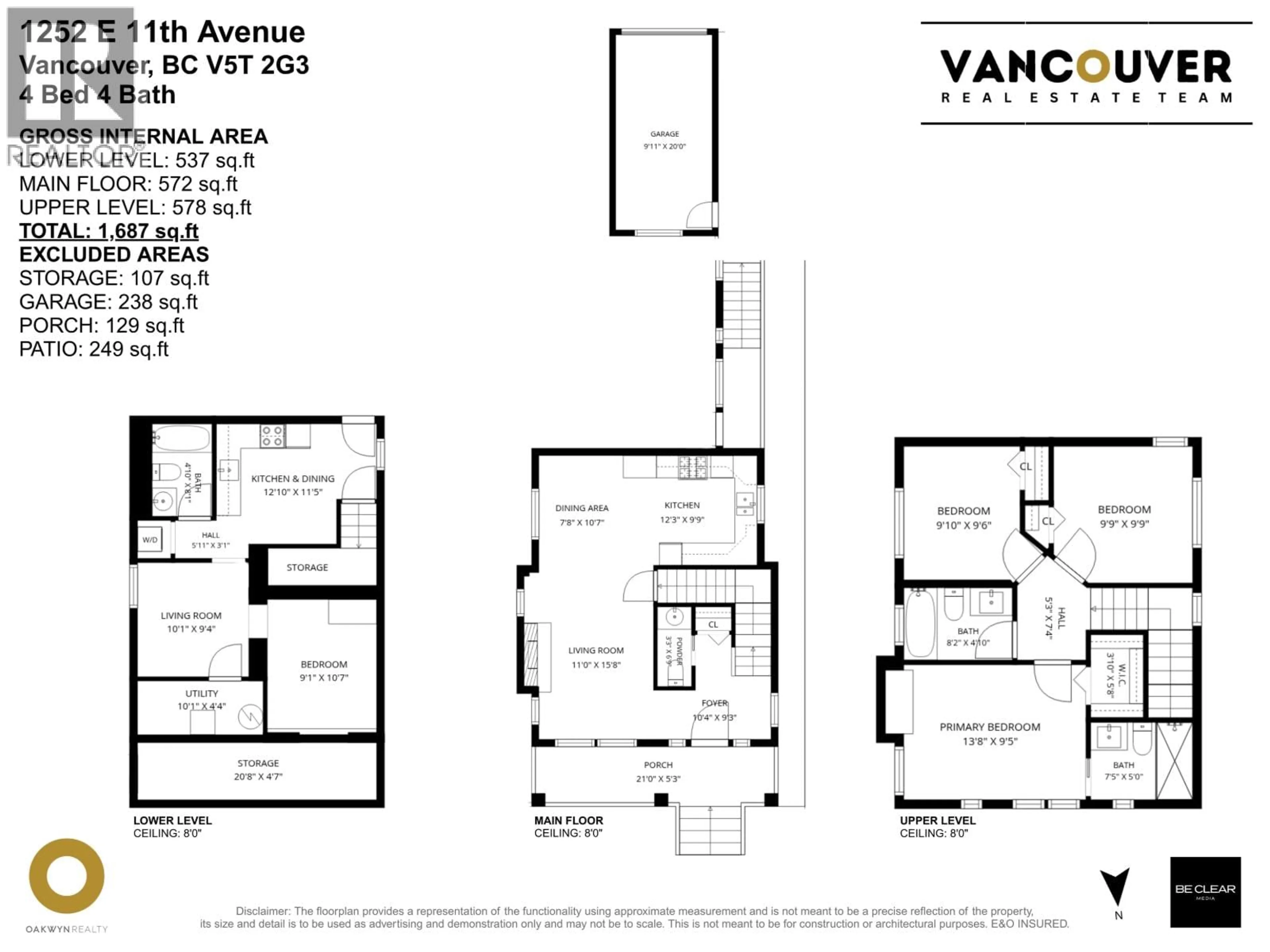 Floor plan for 1252 11TH AVENUE, Vancouver British Columbia V5T2G3