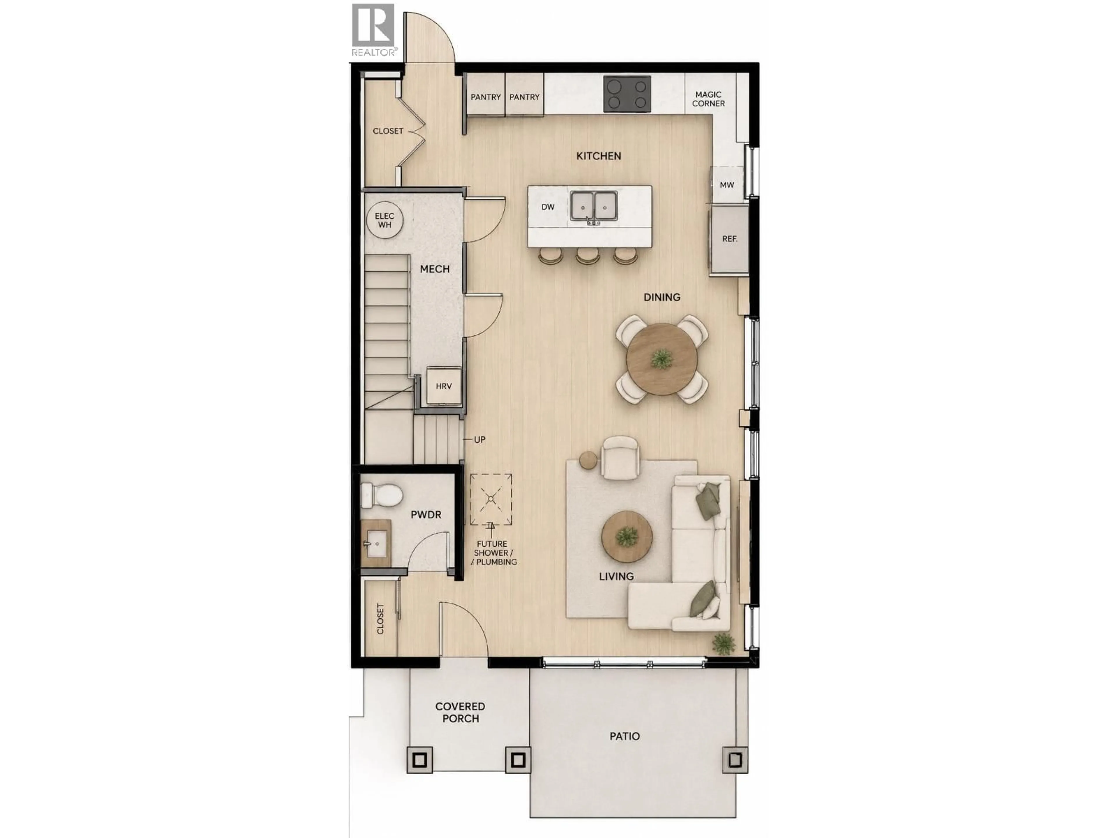 Floor plan for 2 - 2277 19TH AVENUE, Vancouver British Columbia V5N2J8