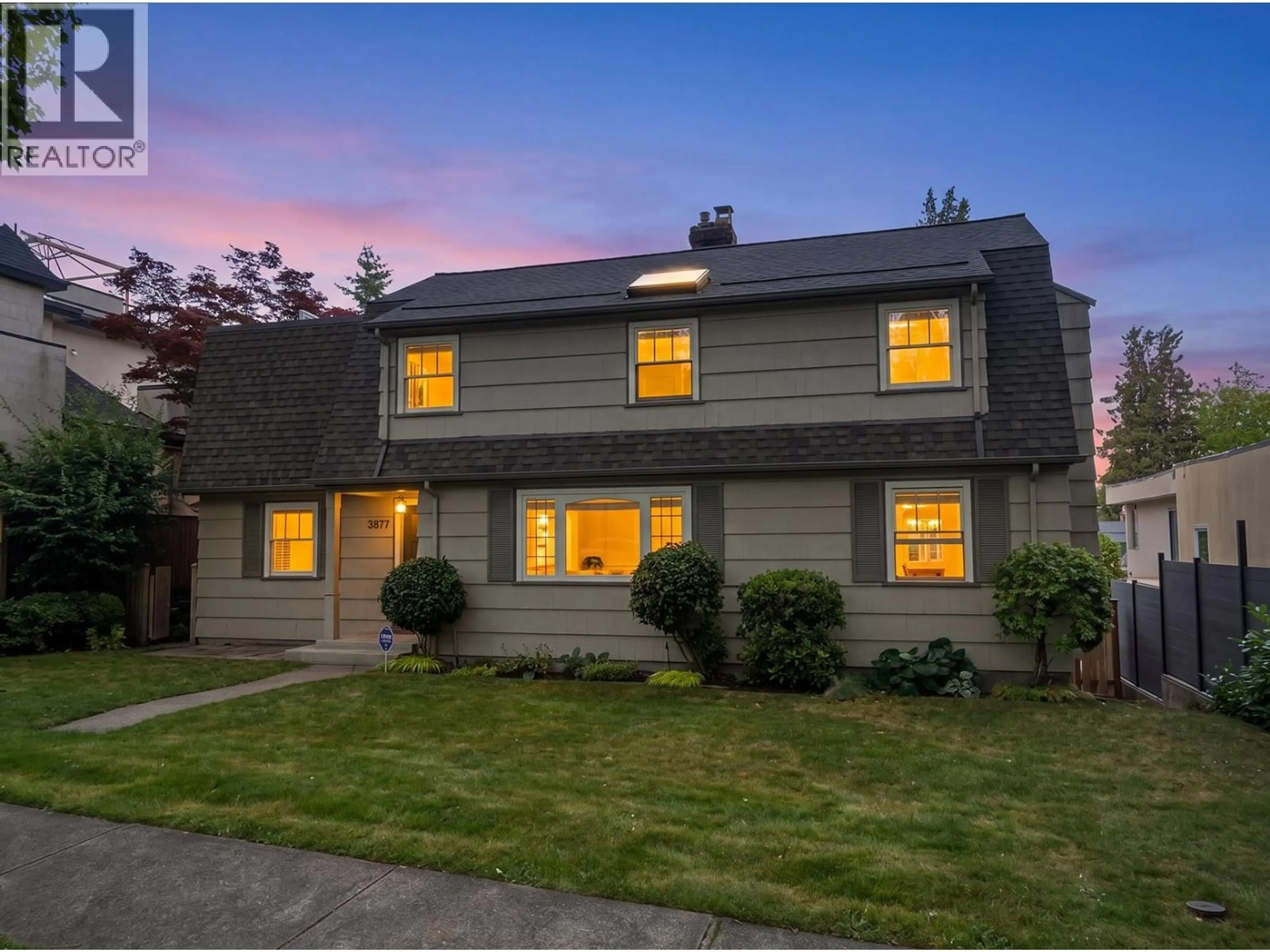 Home with vinyl exterior material, street for 3877 BROADWAY, Vancouver British Columbia V6R2C2