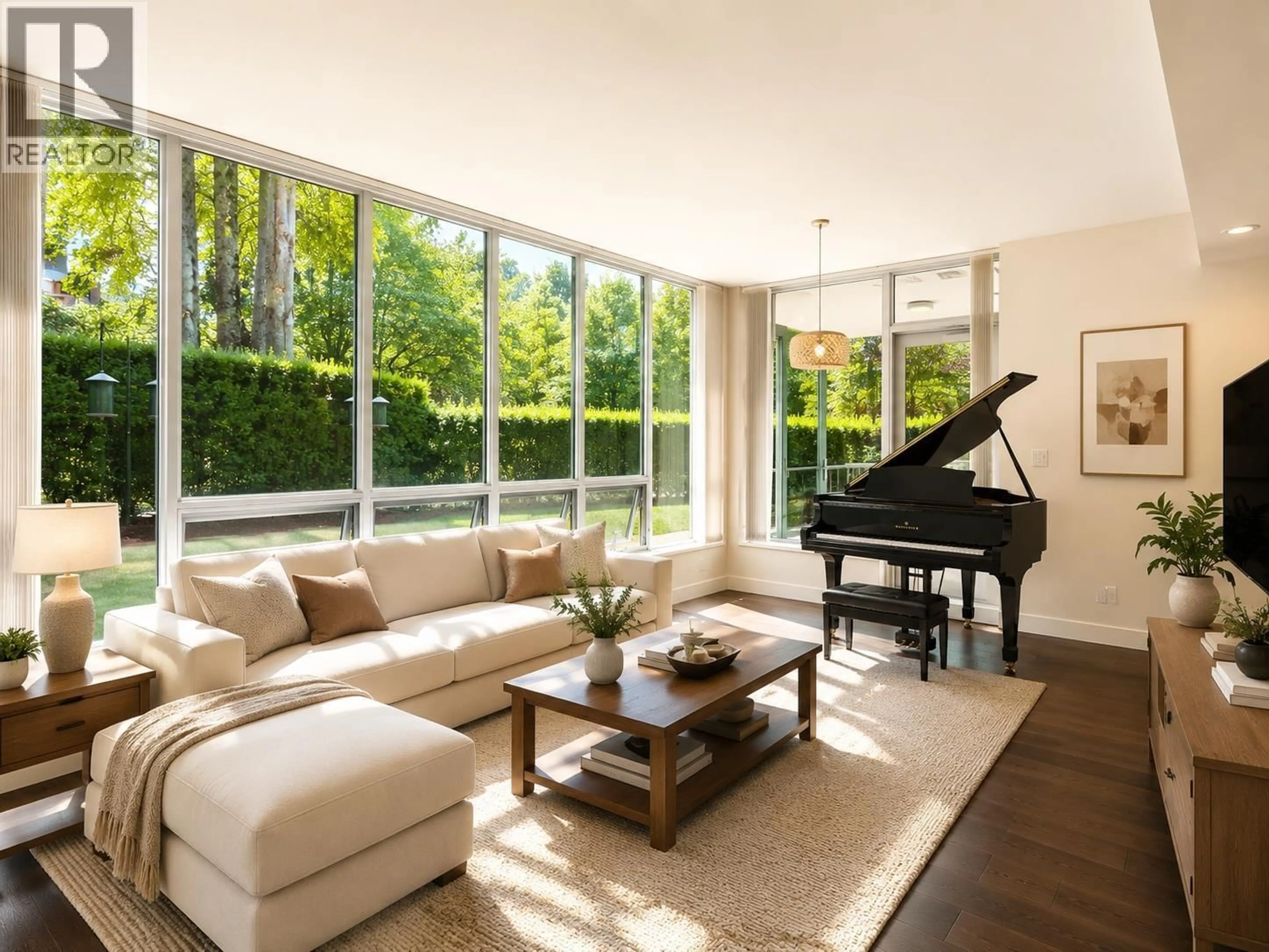 Living room with furniture, unknown for 110 - 5728 BERTON AVENUE, Vancouver British Columbia V6S0E5