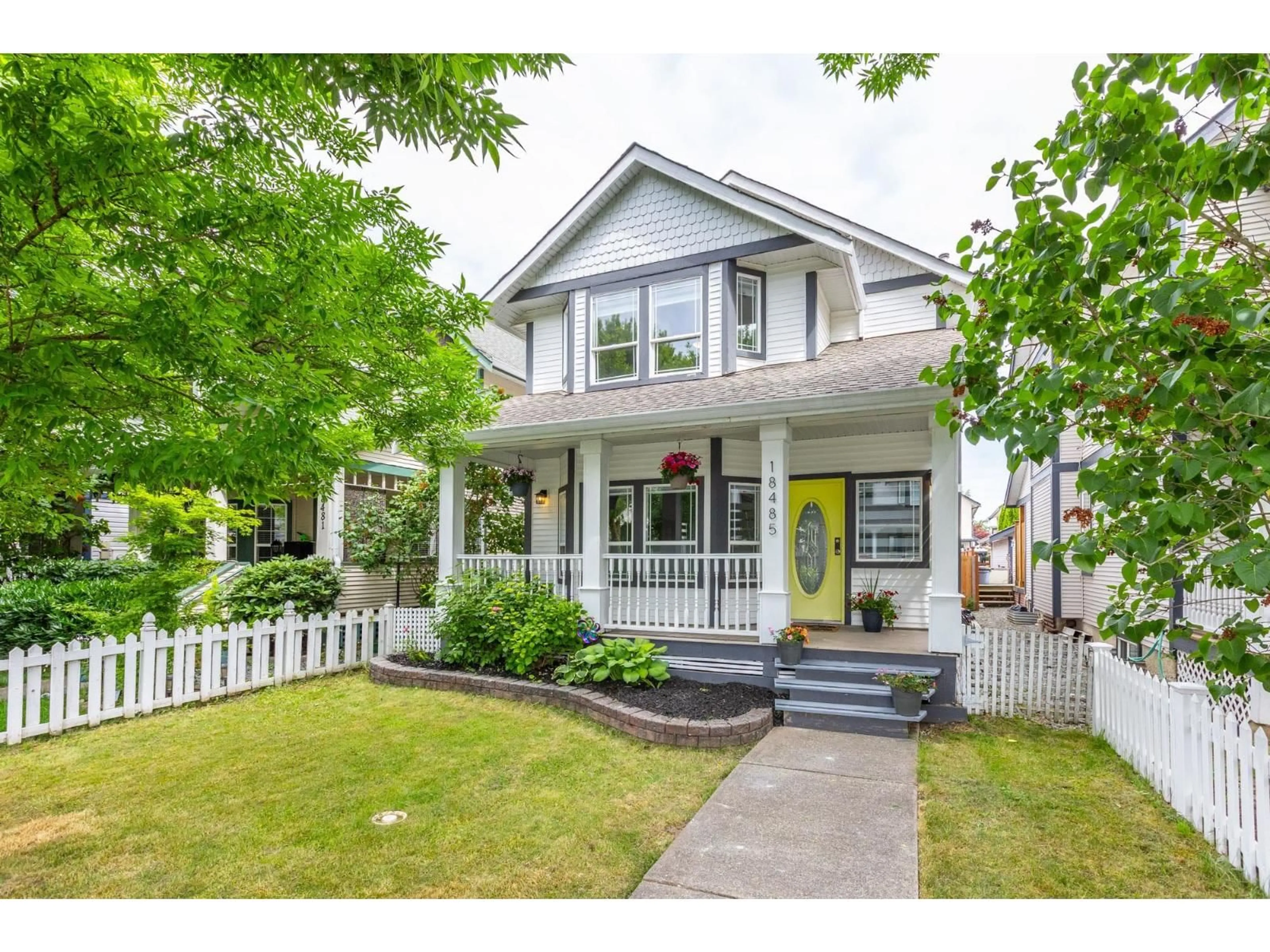 Home with vinyl exterior material, street for 18485 66 AVENUE, Surrey British Columbia V3S8V6
