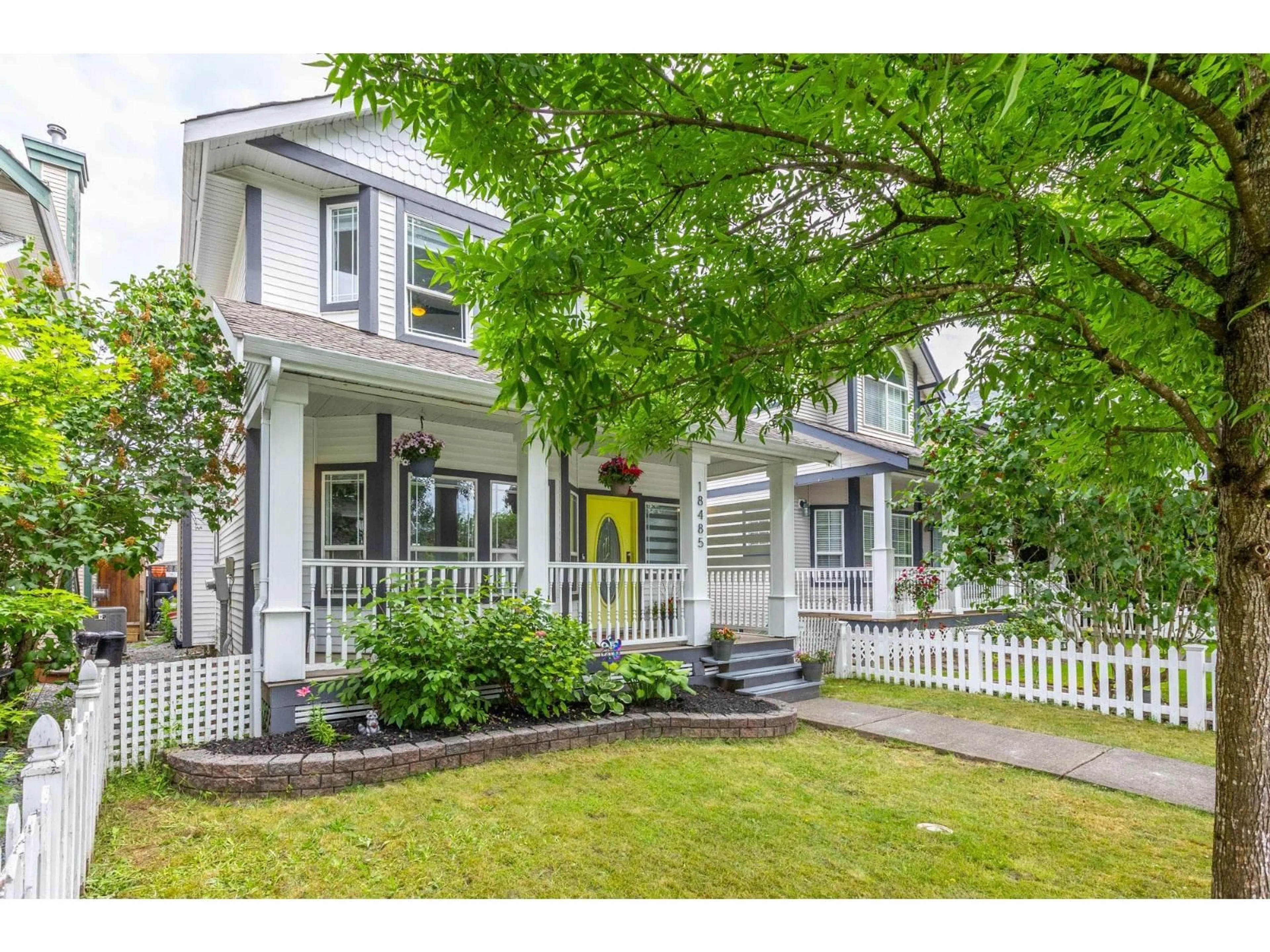 Home with vinyl exterior material, street for 18485 66 AVENUE, Surrey British Columbia V3S8V6