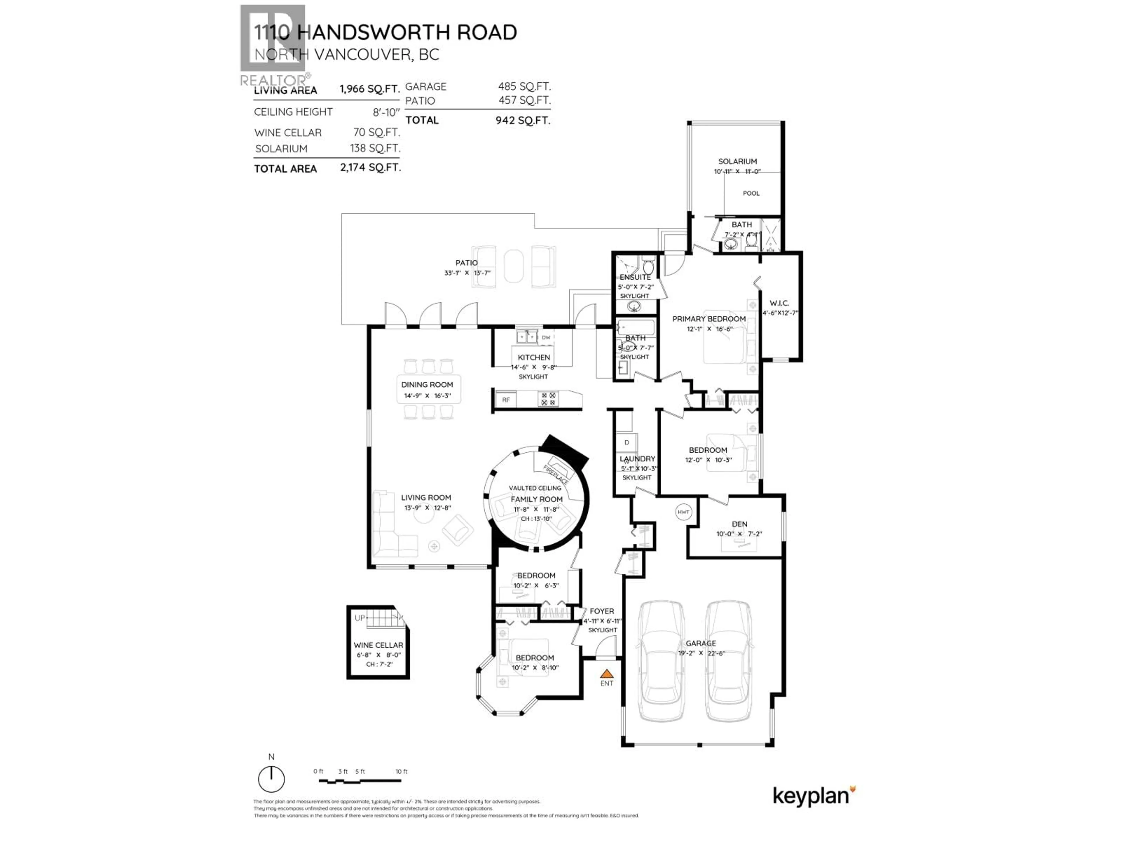 Floor plan for 1110 HANDSWORTH ROAD, North Vancouver British Columbia V7R2A8