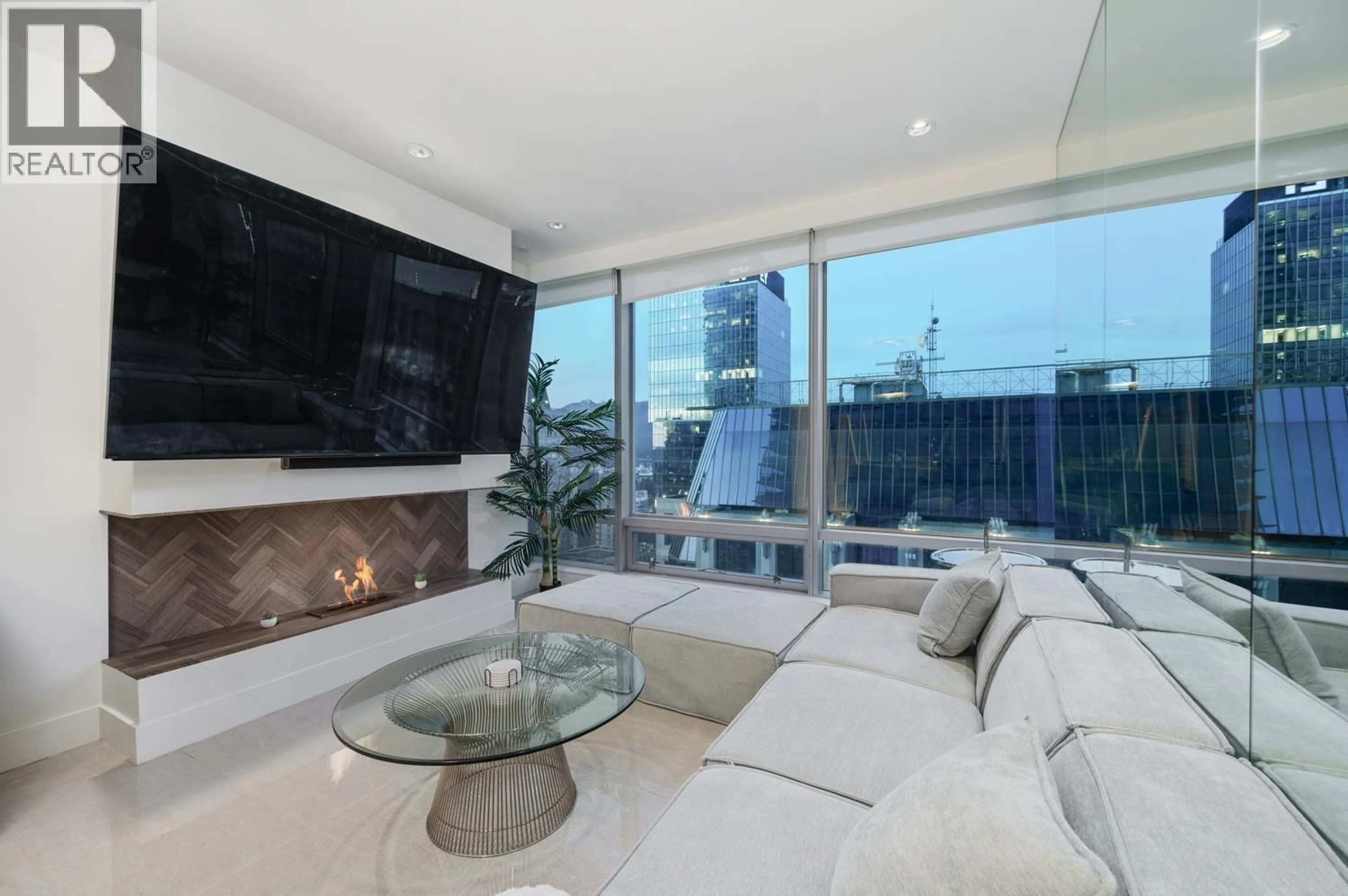 Living room with furniture, unknown for 3403 - 1111 ALBERNI STREET, Vancouver British Columbia V6E4V2