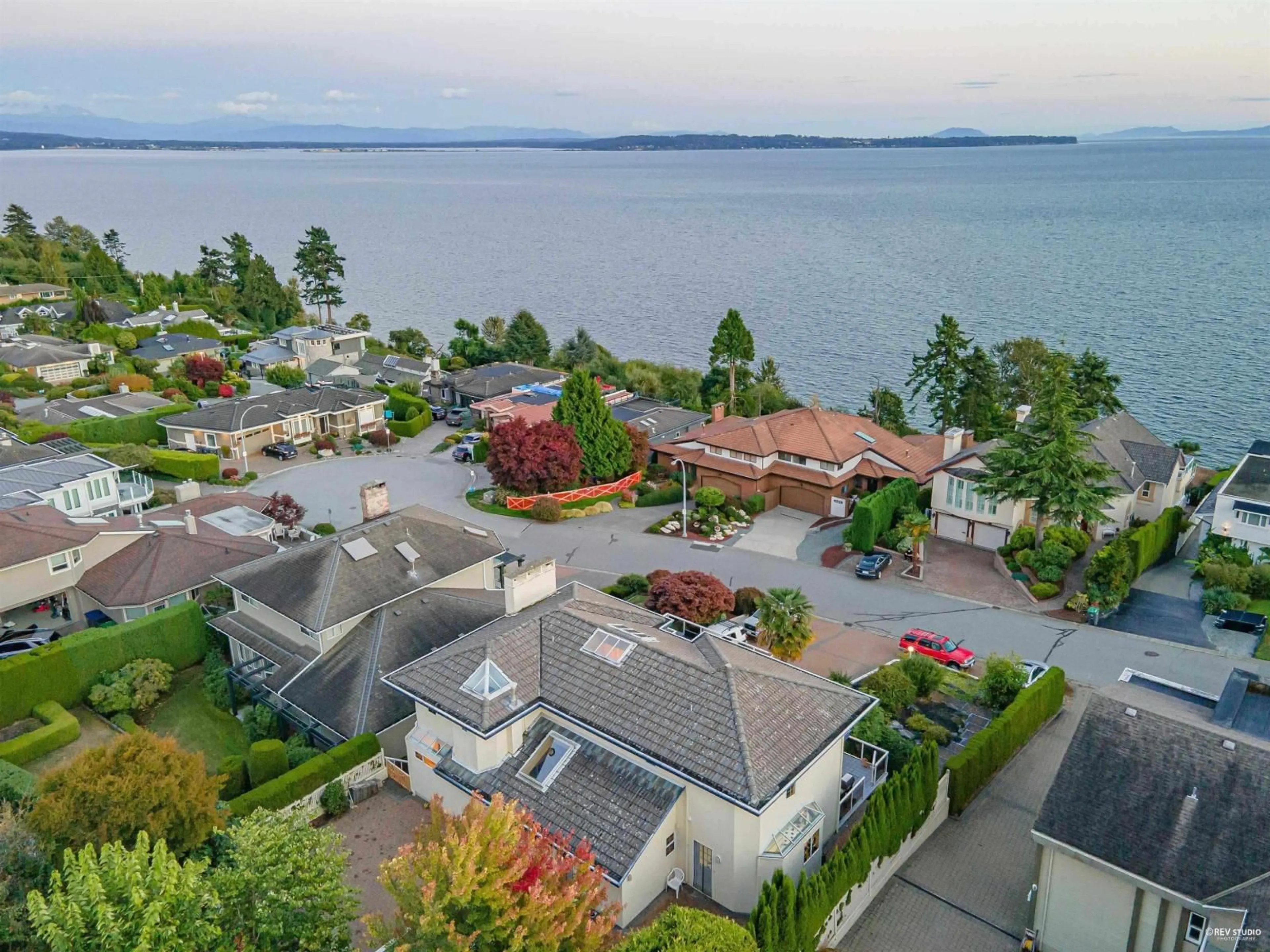 A pic from outside/outdoor area/front of a property/back of a property/a pic from drone, water/lake/river/ocean view for 13151 13 AVENUE, Surrey British Columbia V4A1C1
