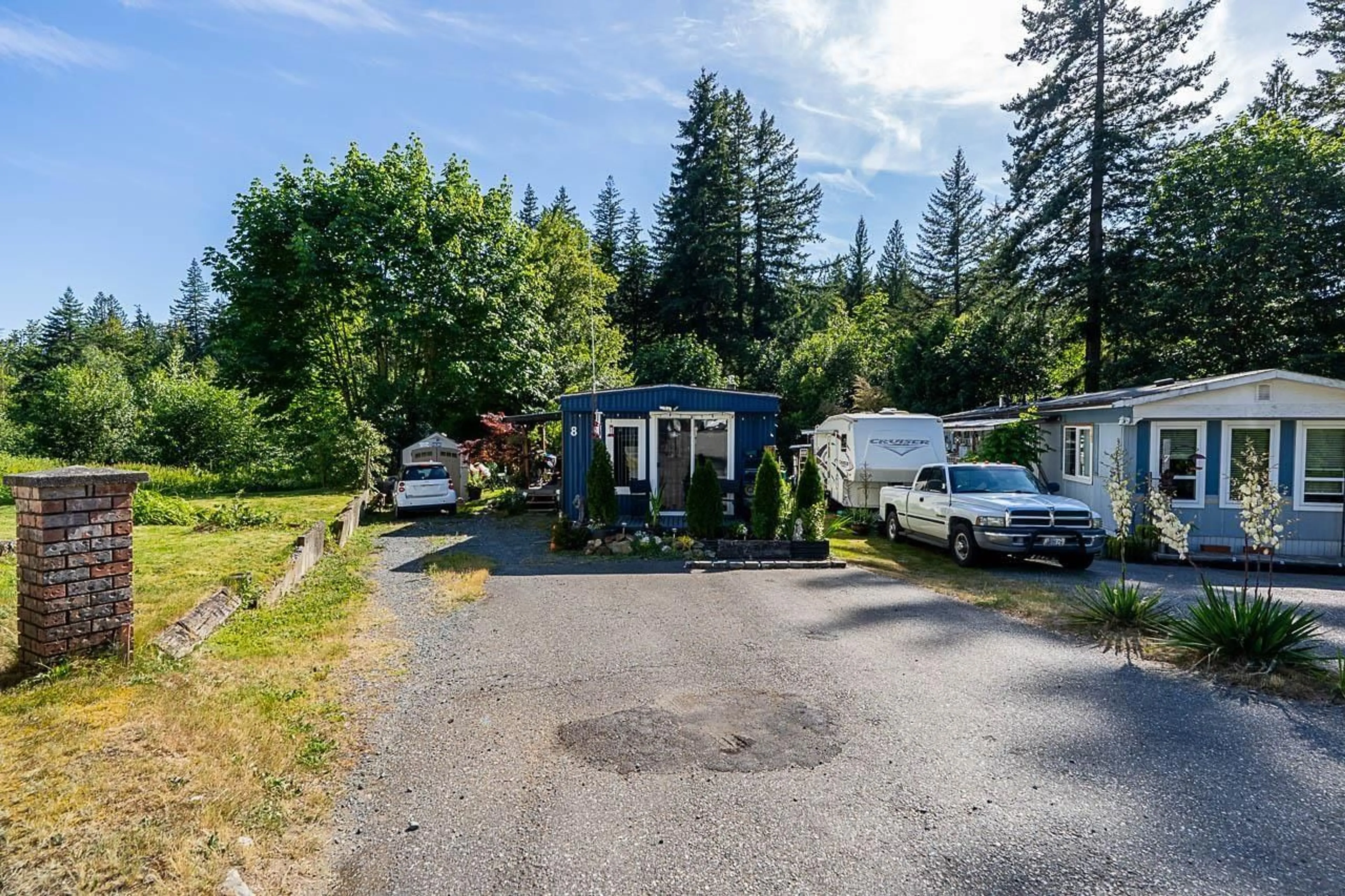 A pic from outside/outdoor area/front of a property/back of a property/a pic from drone, unknown for 8 - 2216 LOUGHEED HIGHWAY, Agassiz British Columbia V0M1A1