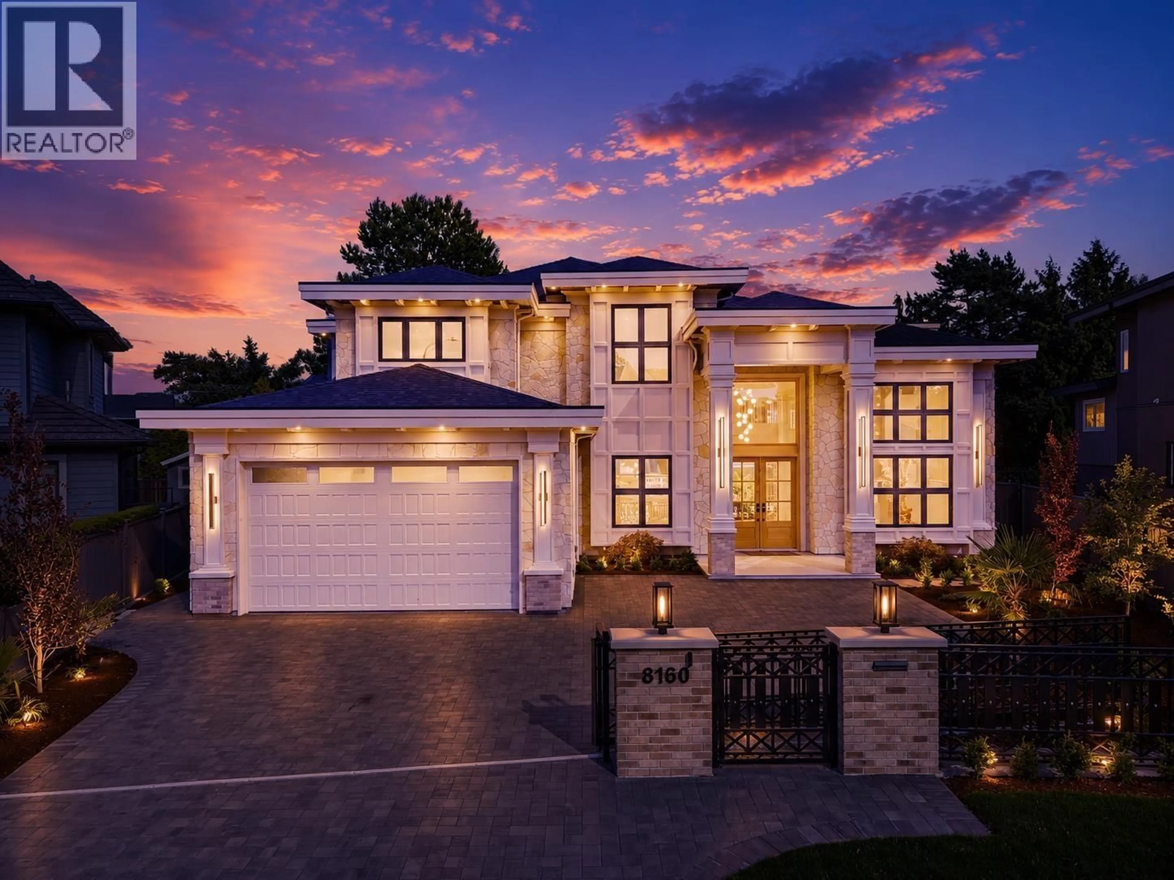 Home with brick exterior material, street for 8160 FAIRLANE ROAD, Richmond British Columbia V7C1Y4