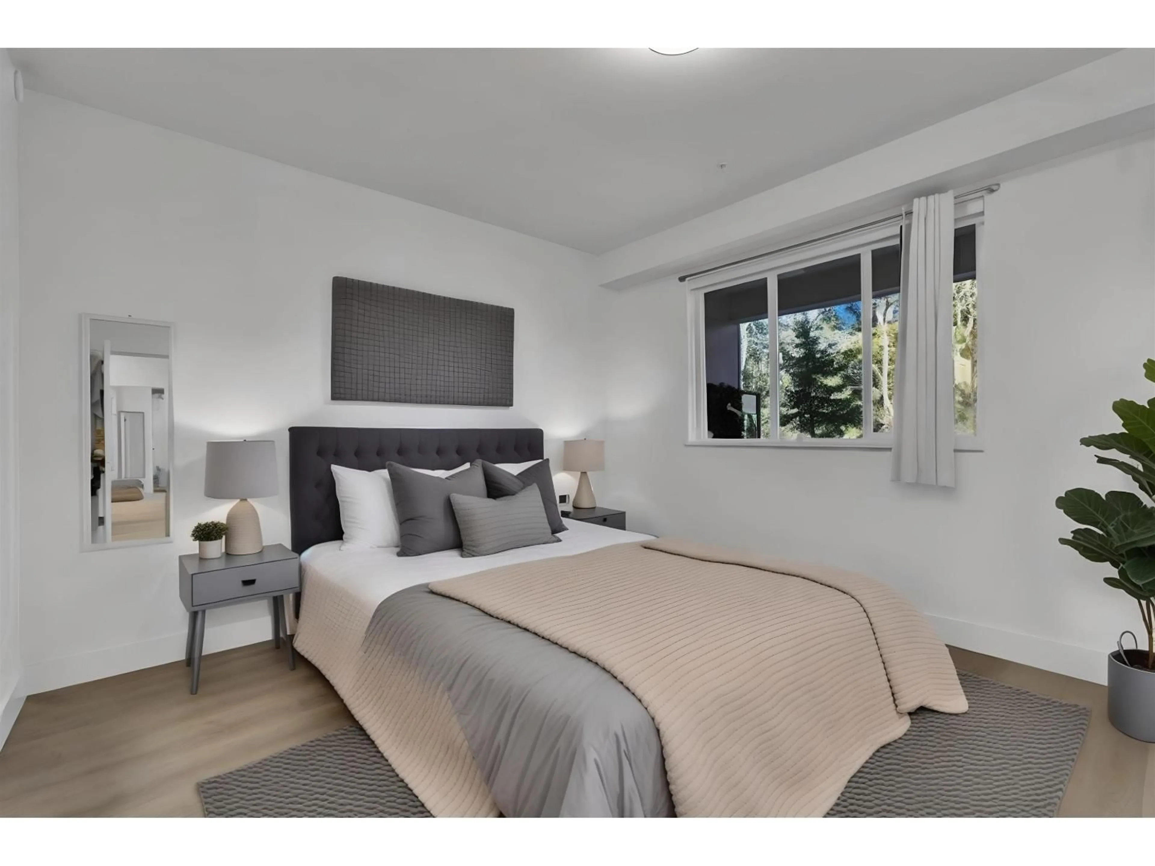 Bedroom with bed, unknown for 102 - 3480 146A STREET, Surrey British Columbia V4P0H6
