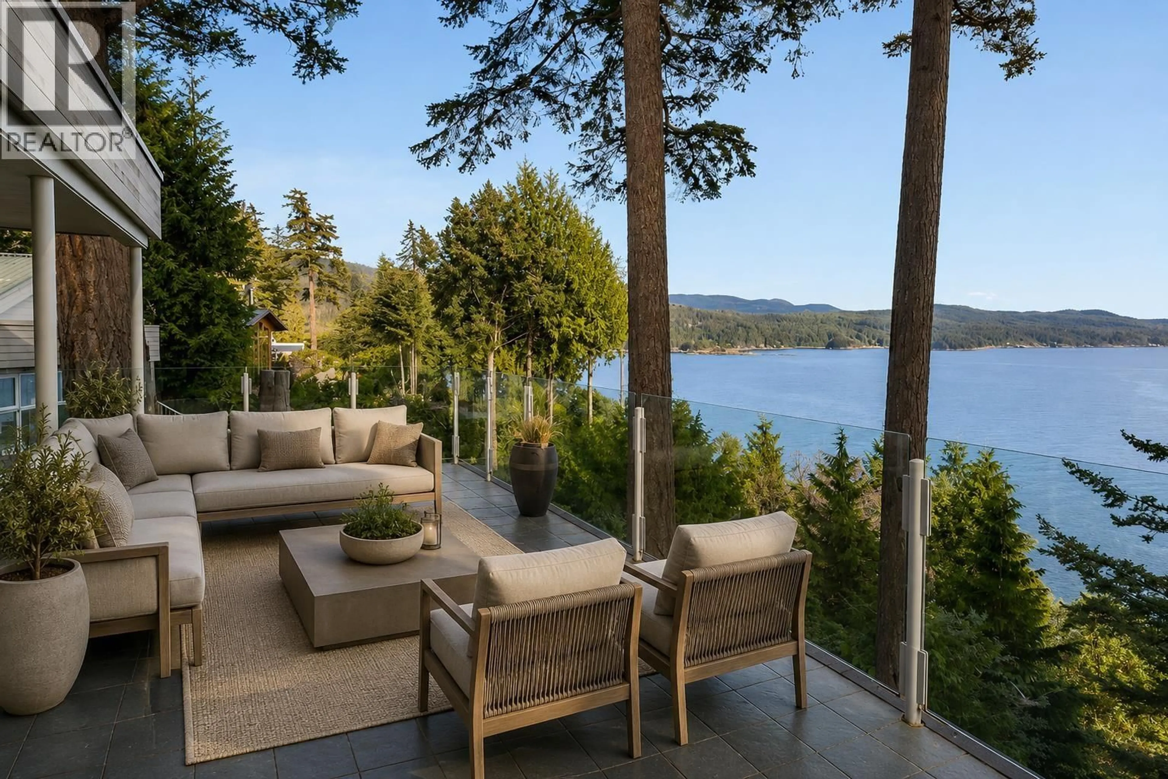 Patio, water/lake/river/ocean view for 12416 WHITESTONE ROAD, Madeira Park British Columbia V0N2H1