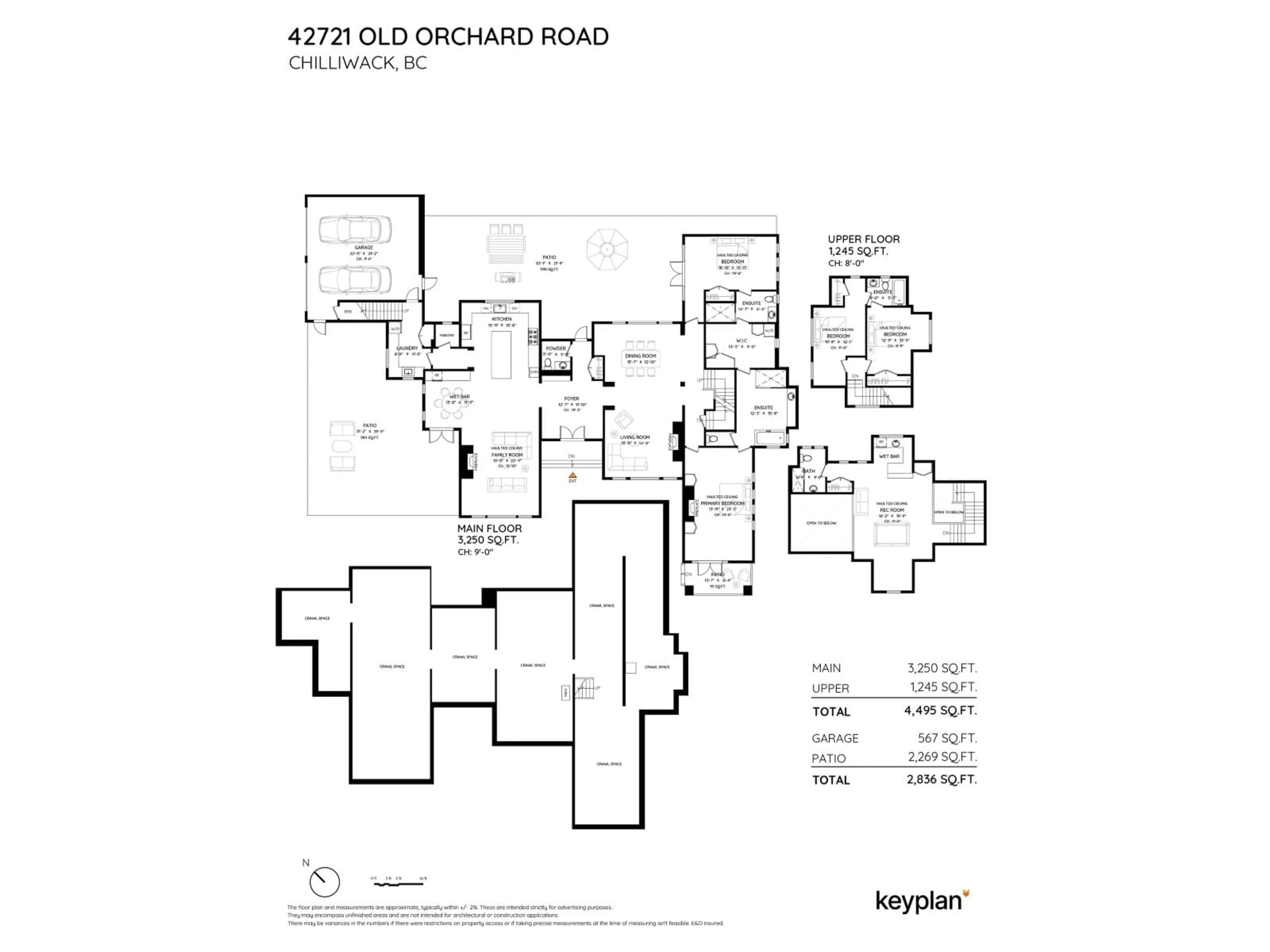 Floor plan for 42721 OLD ORCHARD ROAD, Chilliwack British Columbia V2R4H6