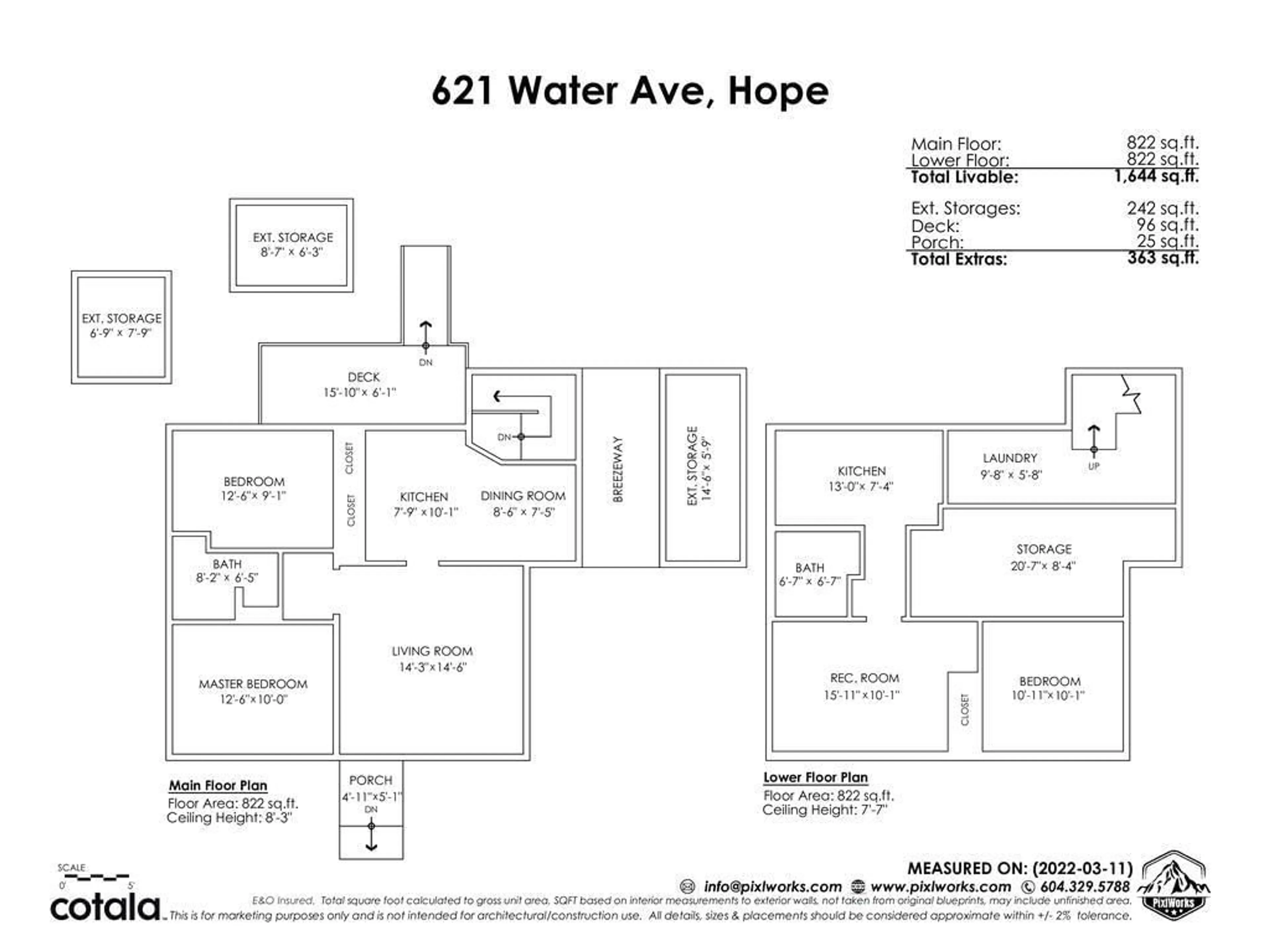 Floor plan for 621 WATER AVENUE, Hope British Columbia V0X1L0