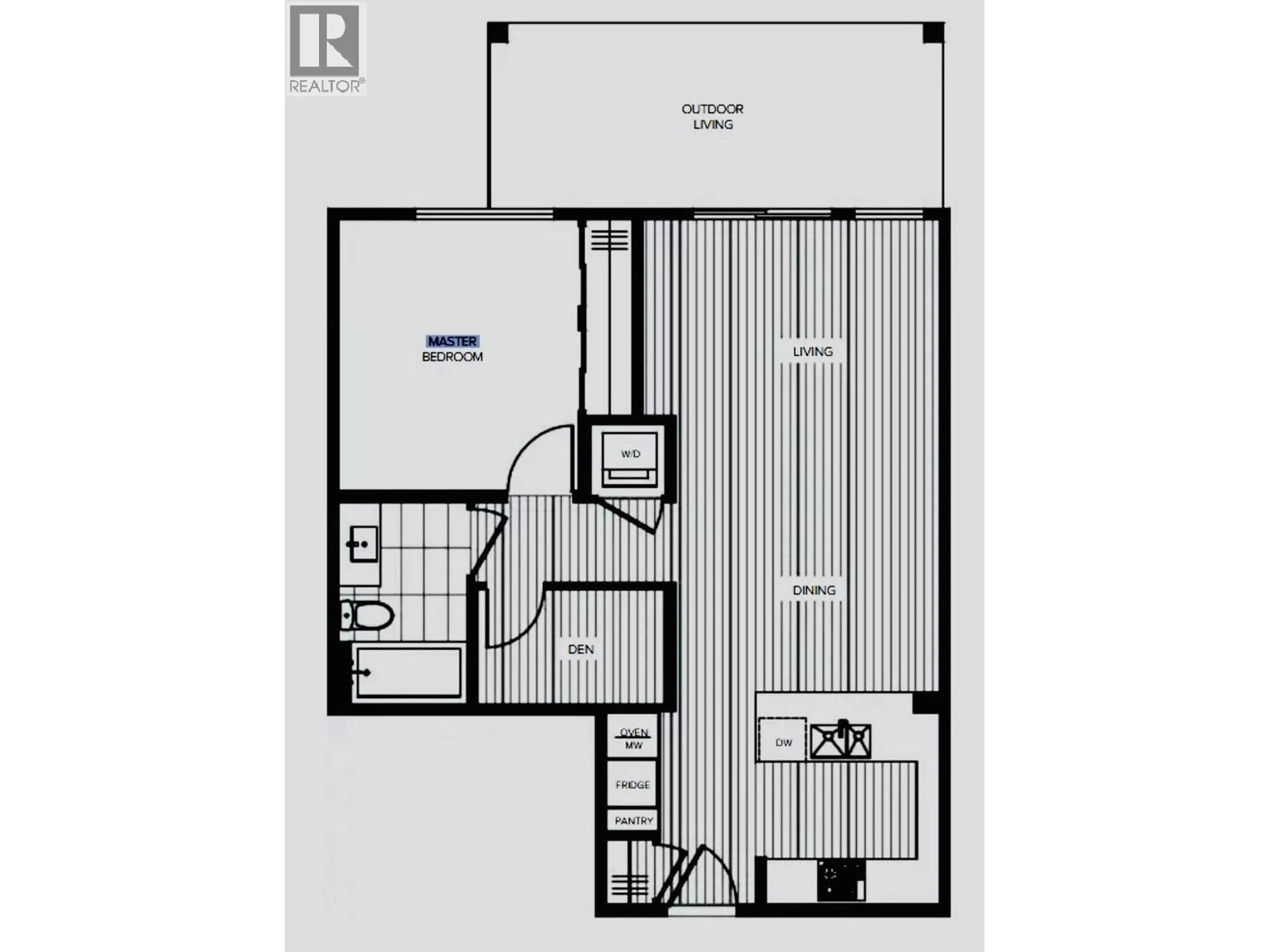 Floor plan for 106 - 6633 CAMBIE STREET, Vancouver British Columbia V6P0E5