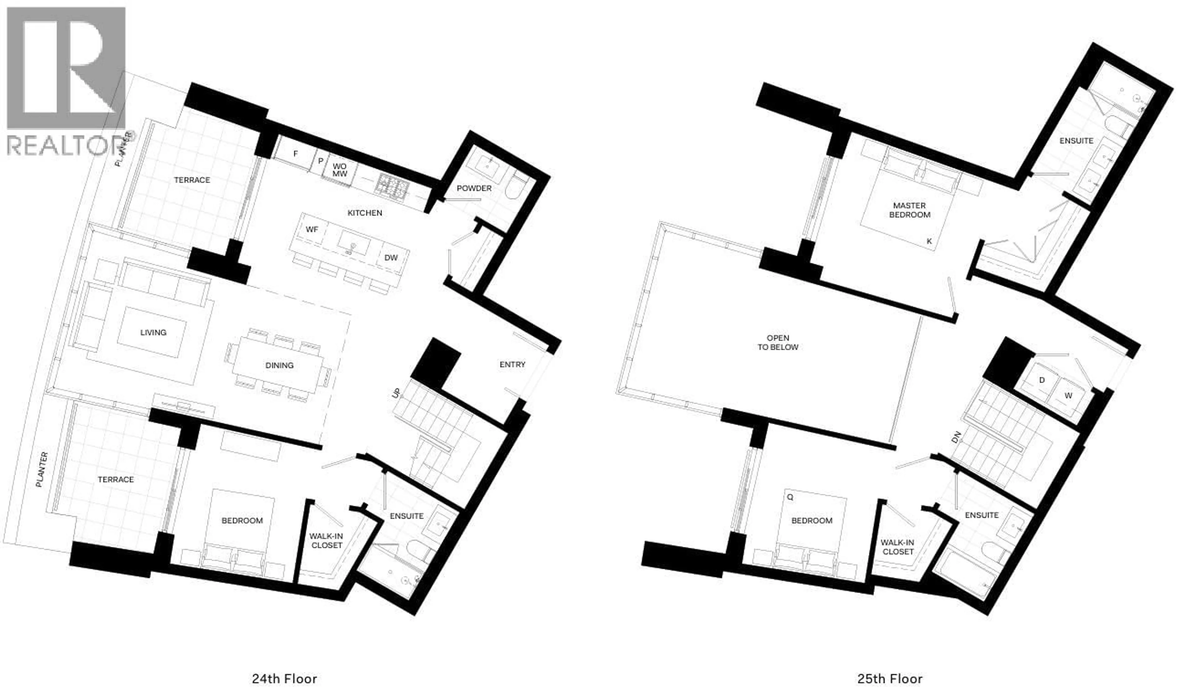 Floor plan for 2406 - 1500 FERN STREET, North Vancouver British Columbia V7J0E6