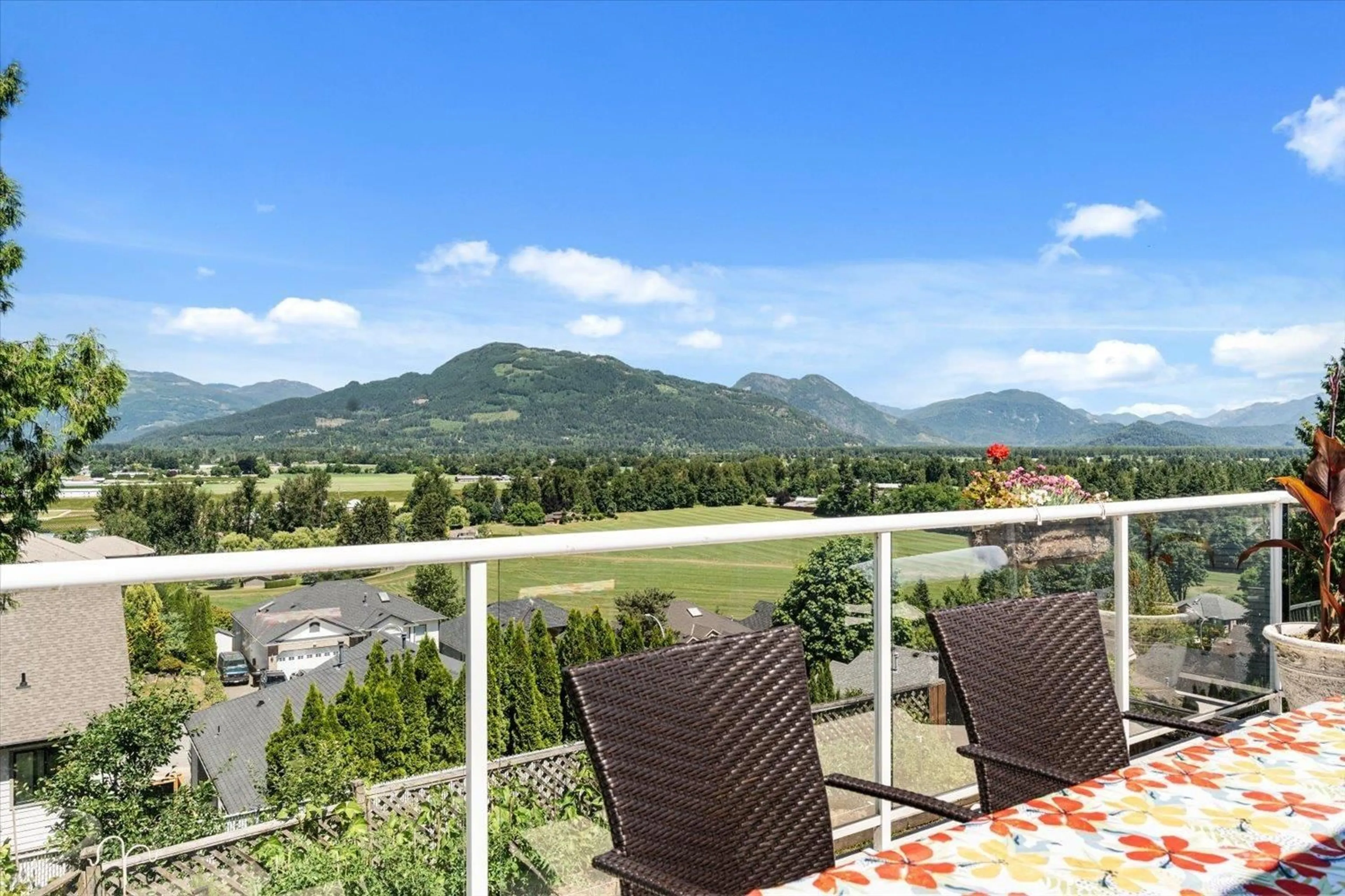 Balcony in the apartment, mountain view for 47465 SWALLOW CRESCENT, Chilliwack British Columbia V2P7P8