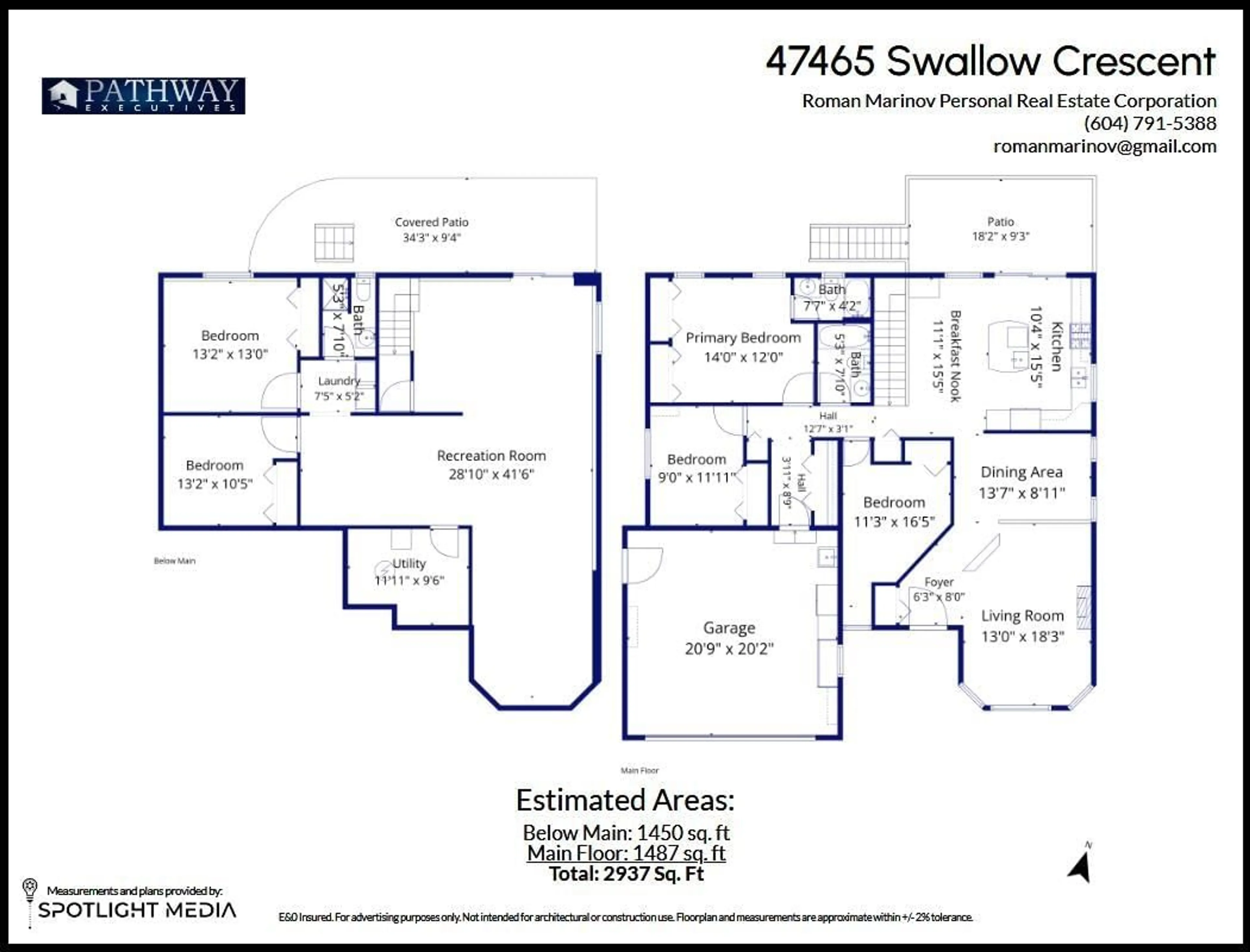 Floor plan for 47465 SWALLOW CRESCENT, Chilliwack British Columbia V2P7P8