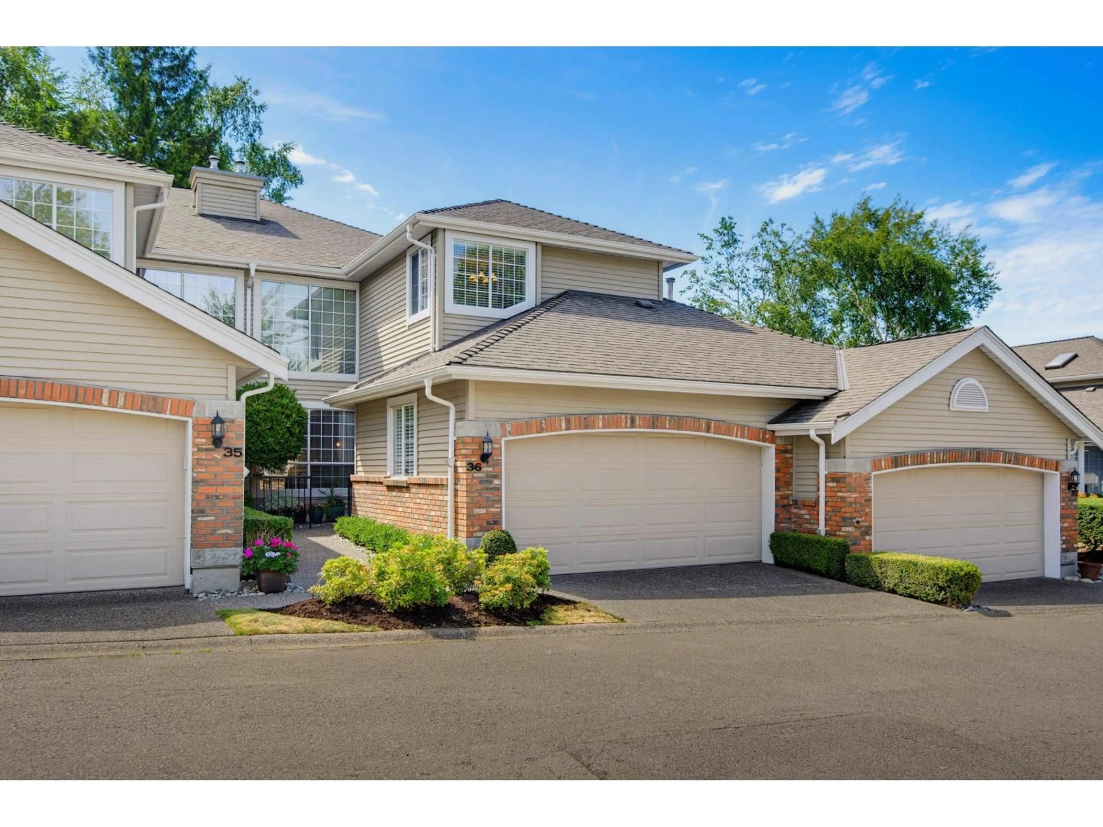Home with vinyl exterior material, street for 36 - 2688 150 STREET, Surrey British Columbia V4A4N1