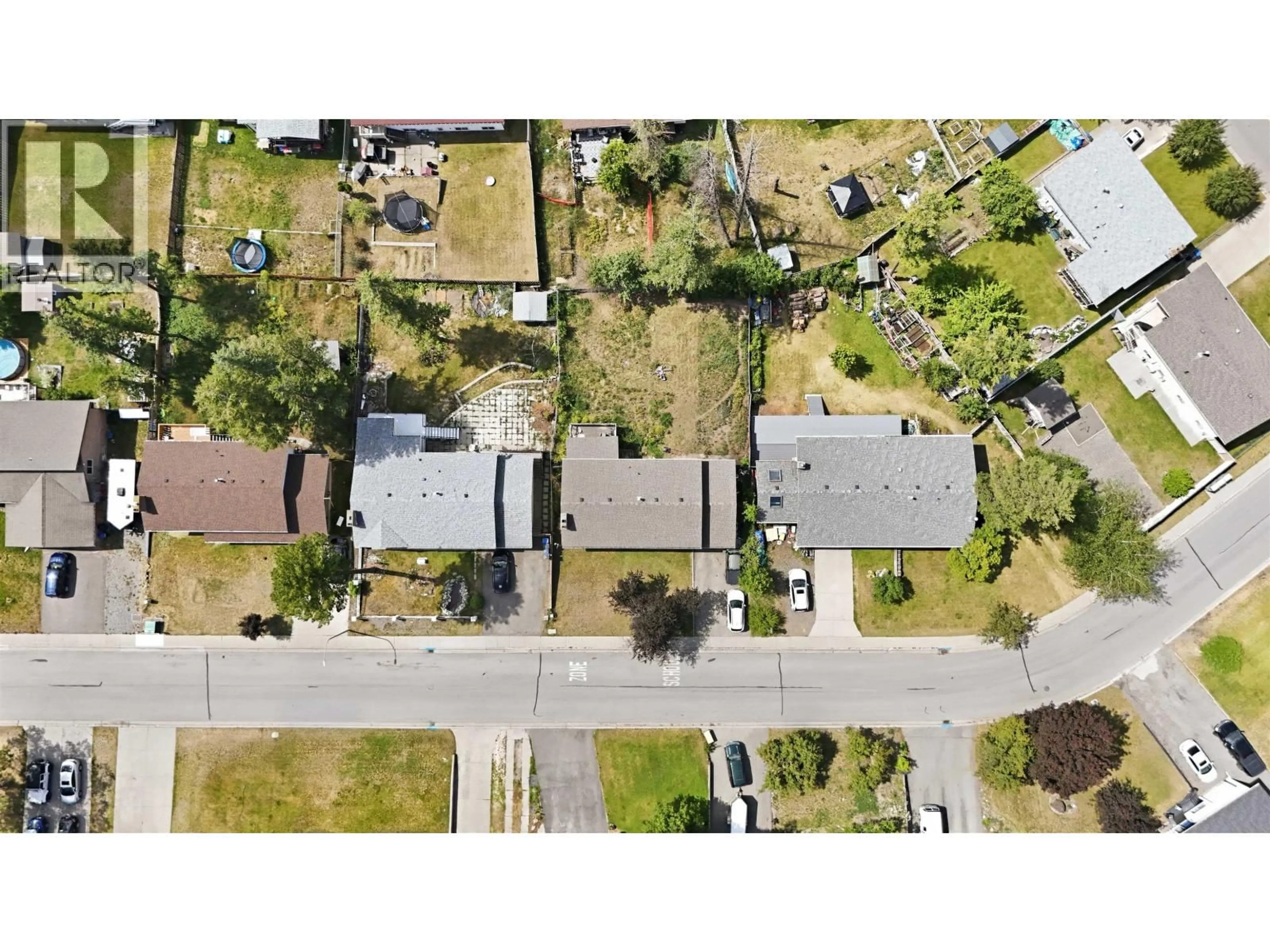 A pic from outside/outdoor area/front of a property/back of a property/a pic from drone, street for 1245 MOON AVENUE, Williams Lake British Columbia V2G1S3