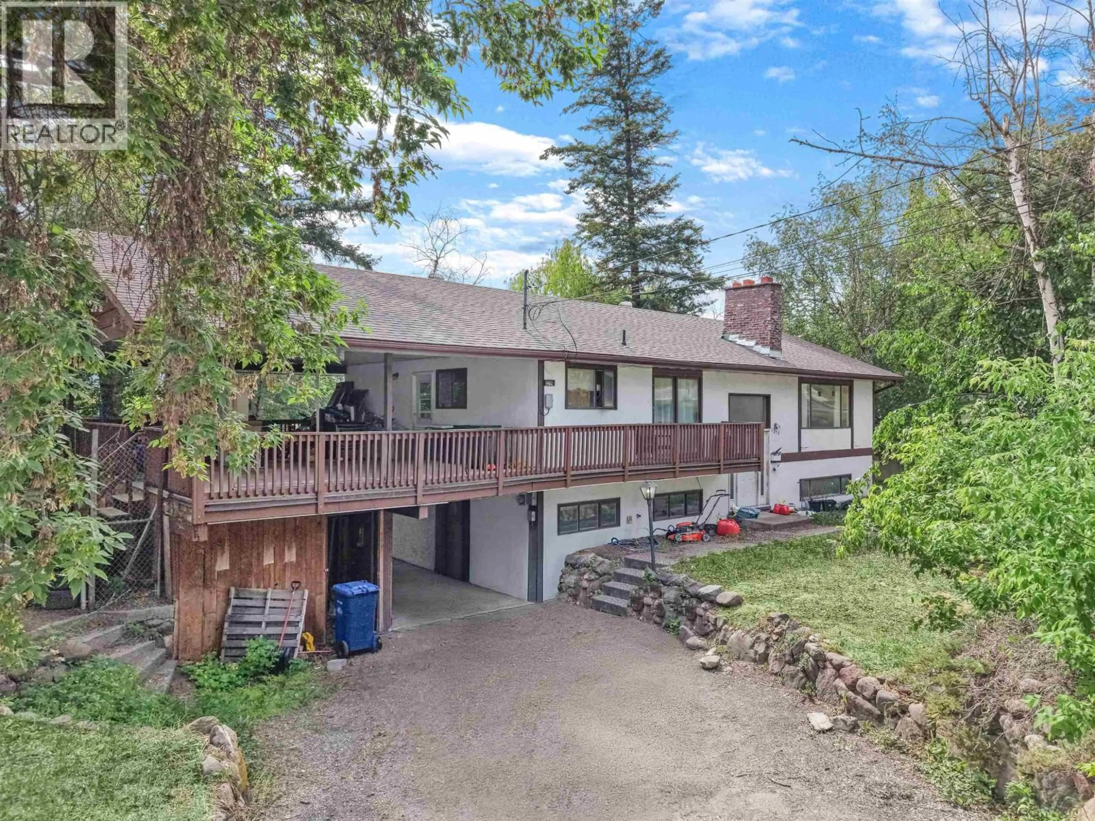 A pic from outside/outdoor area/front of a property/back of a property/a pic from drone, mountain view for 1275 12TH AVENUE, Williams Lake British Columbia V2G4P8