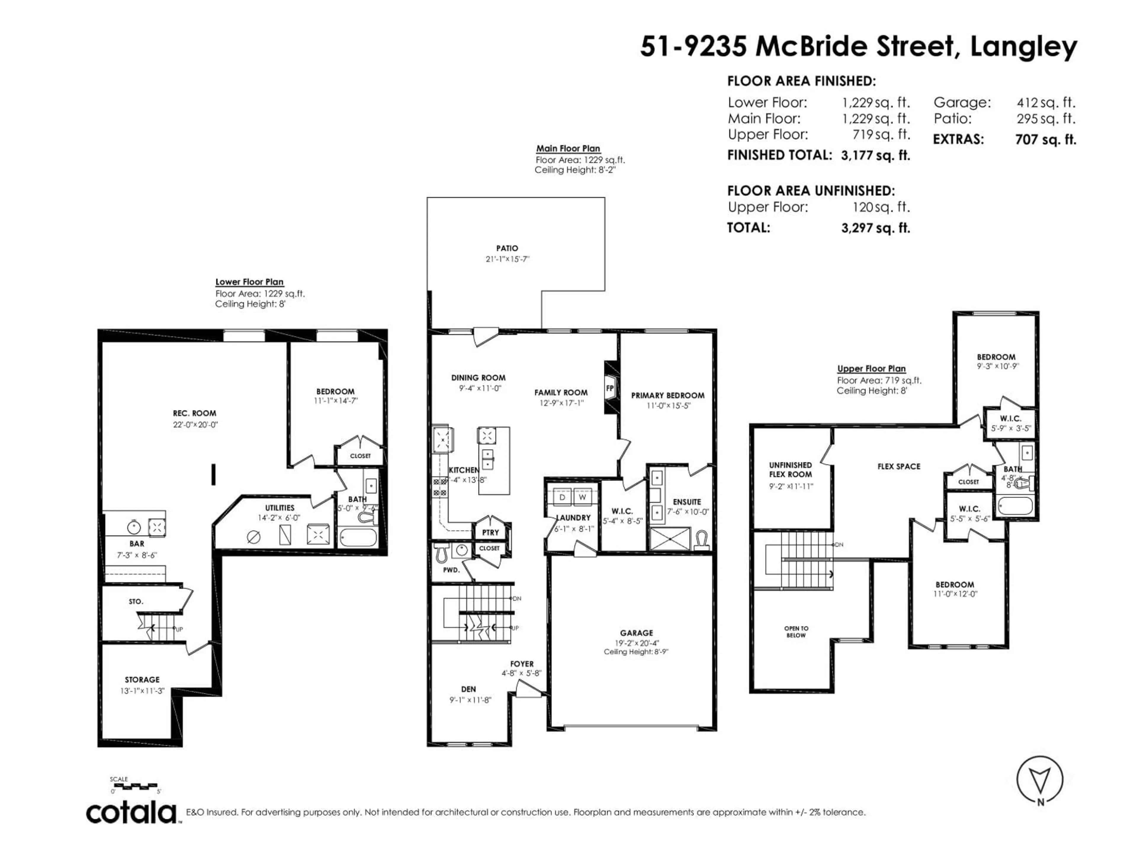 Floor plan for 51 - 9235 MCBRIDE STREET, Langley British Columbia V1M2R9