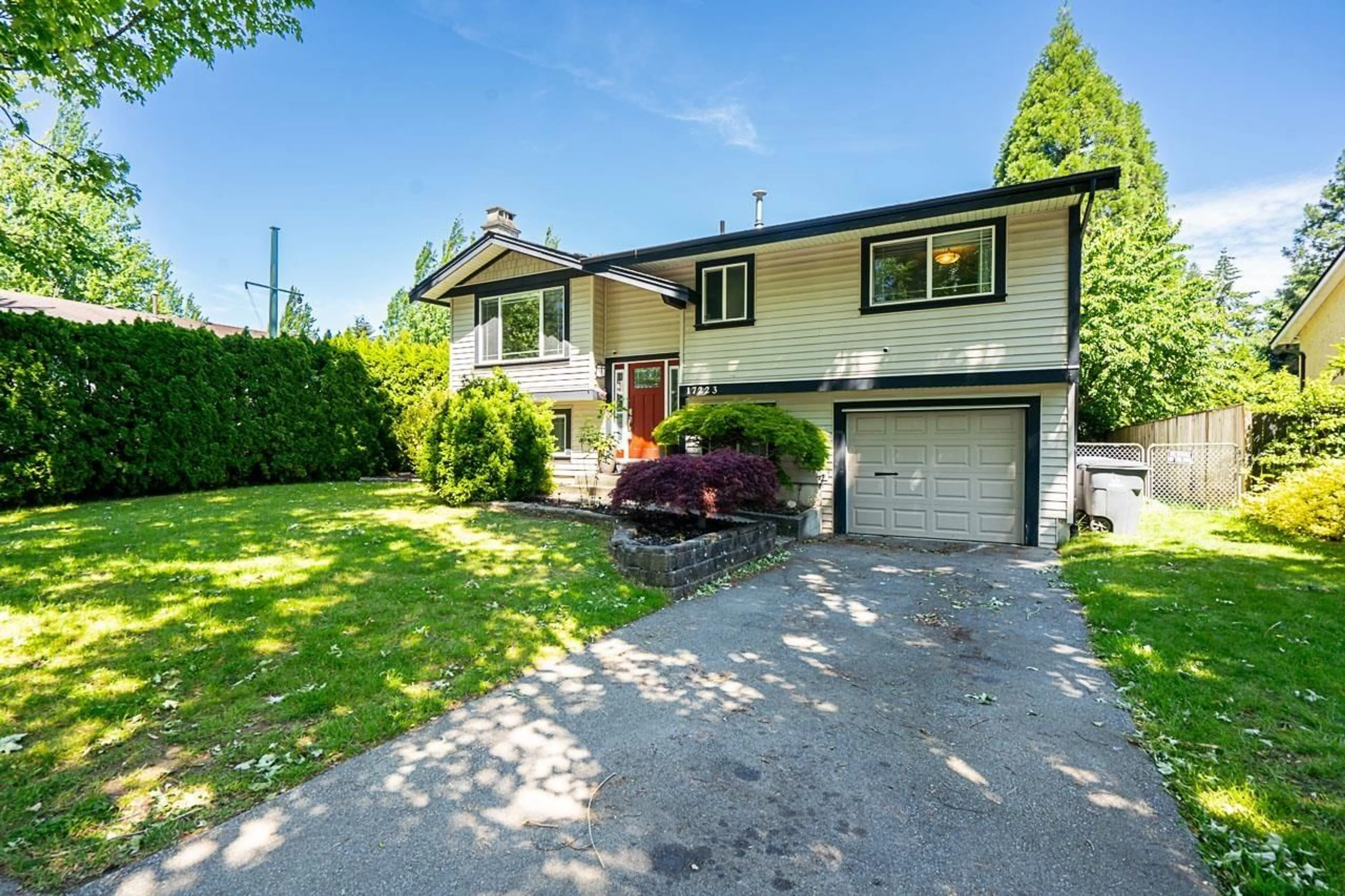 Home with vinyl exterior material, street for 17223 61B AVENUE, Surrey British Columbia V3S5M7