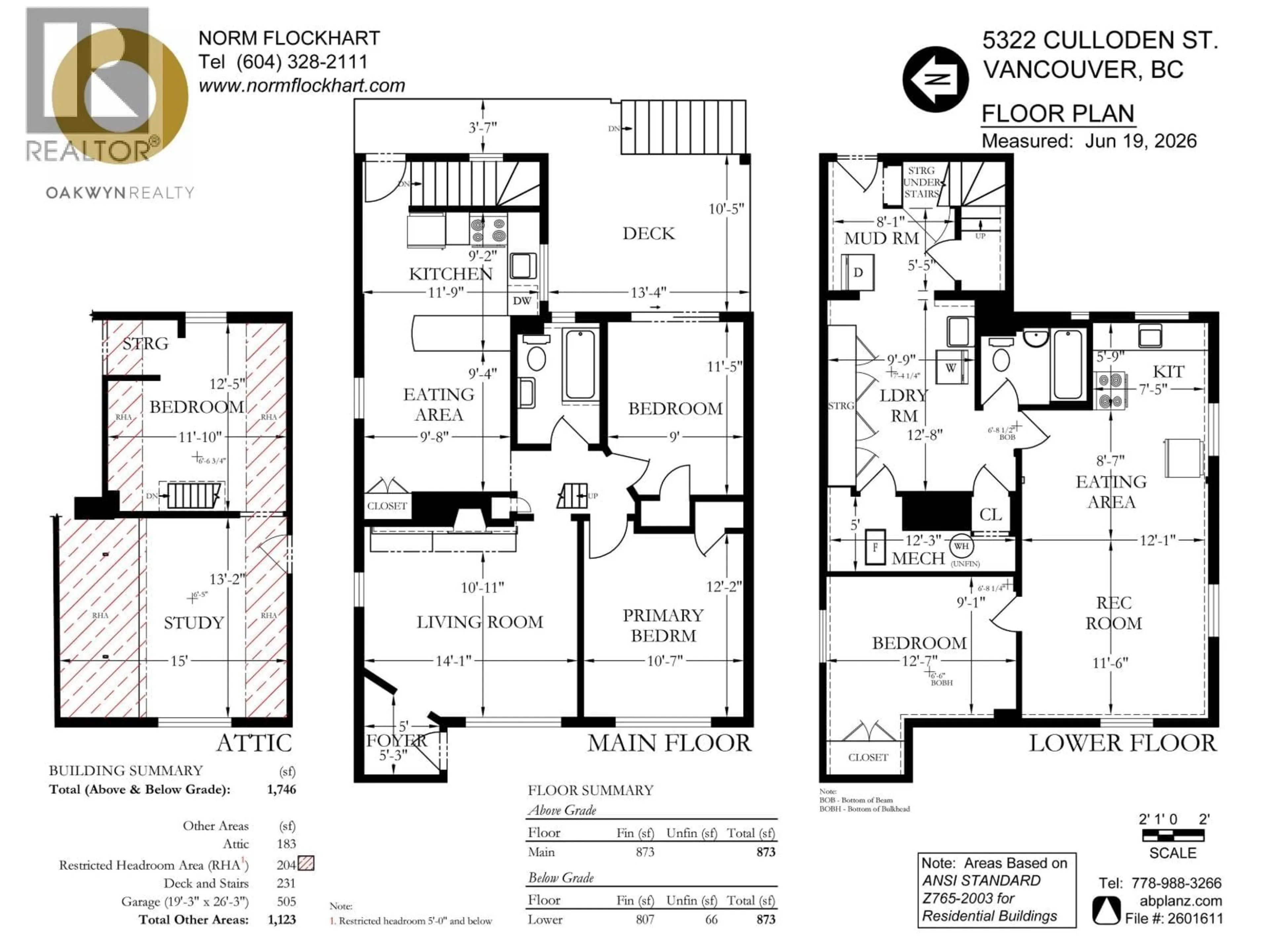 Floor plan for 5322 CULLODEN STREET, Vancouver British Columbia V5W3R6