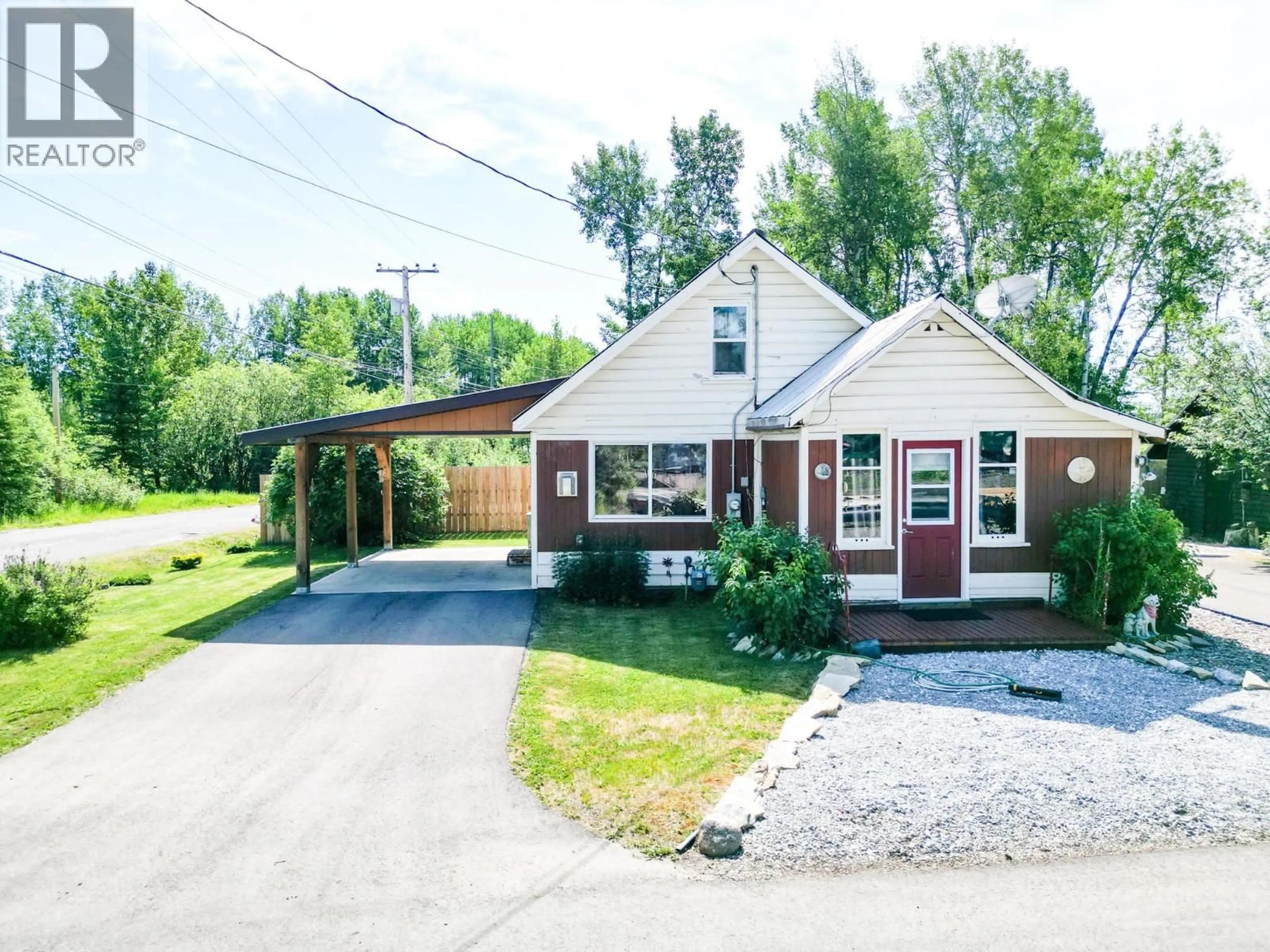 Home with brick exterior material, street for 248 PIONEER WAY, Burns Lake British Columbia V0J1E0