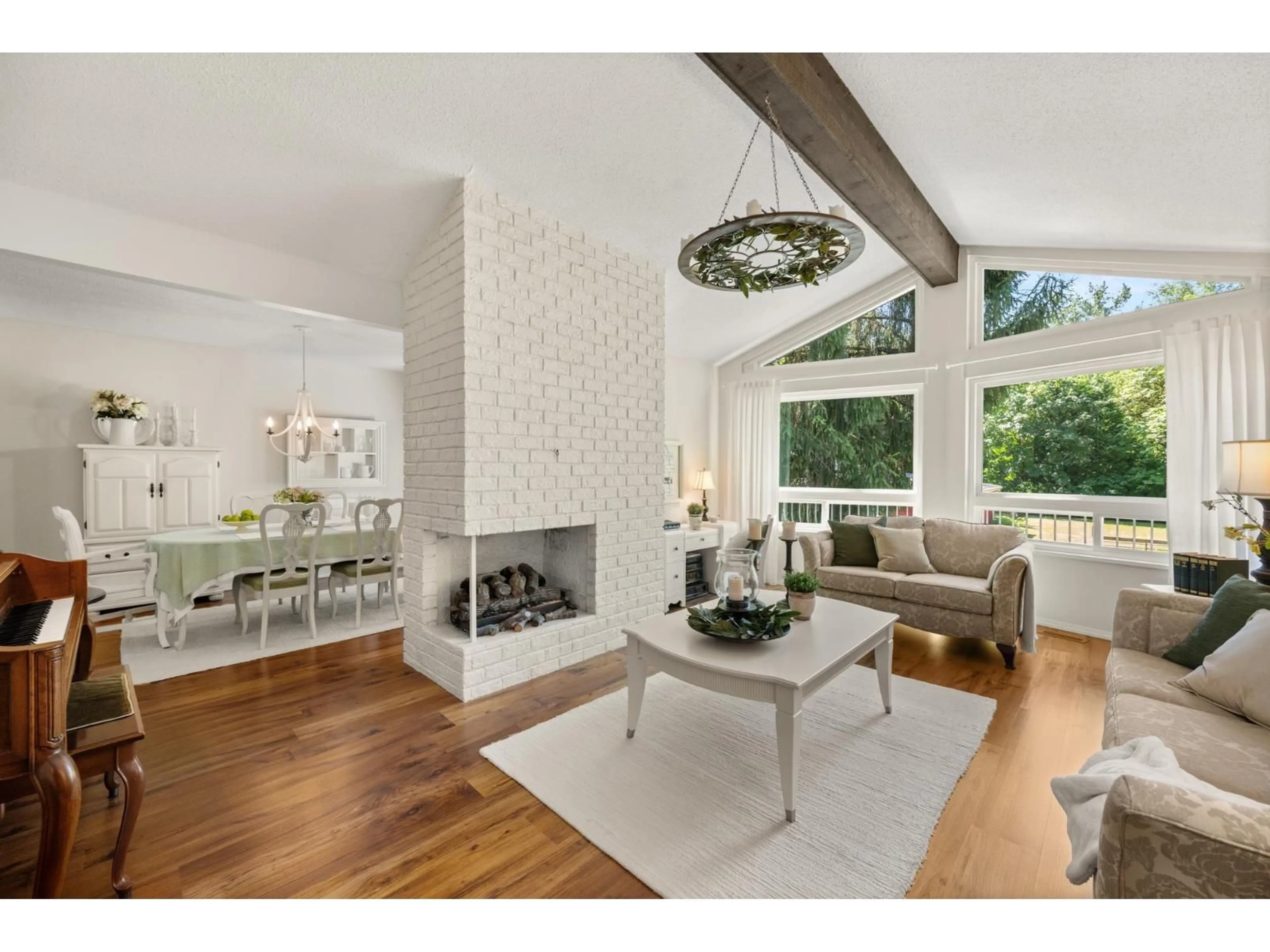 Living room with furniture, ceramic/tile floor for 23014 70A AVENUE, Langley British Columbia V2Y2J9